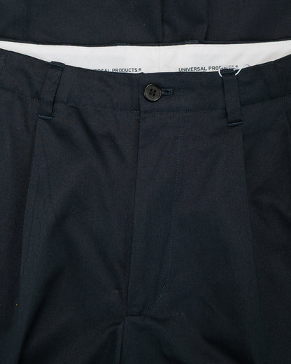 lost & found Universal Products Universal Products 2Tuck Wide Chino Trouser Navy