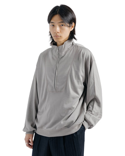 Universal Products Half Zip Wool Sweat Gray