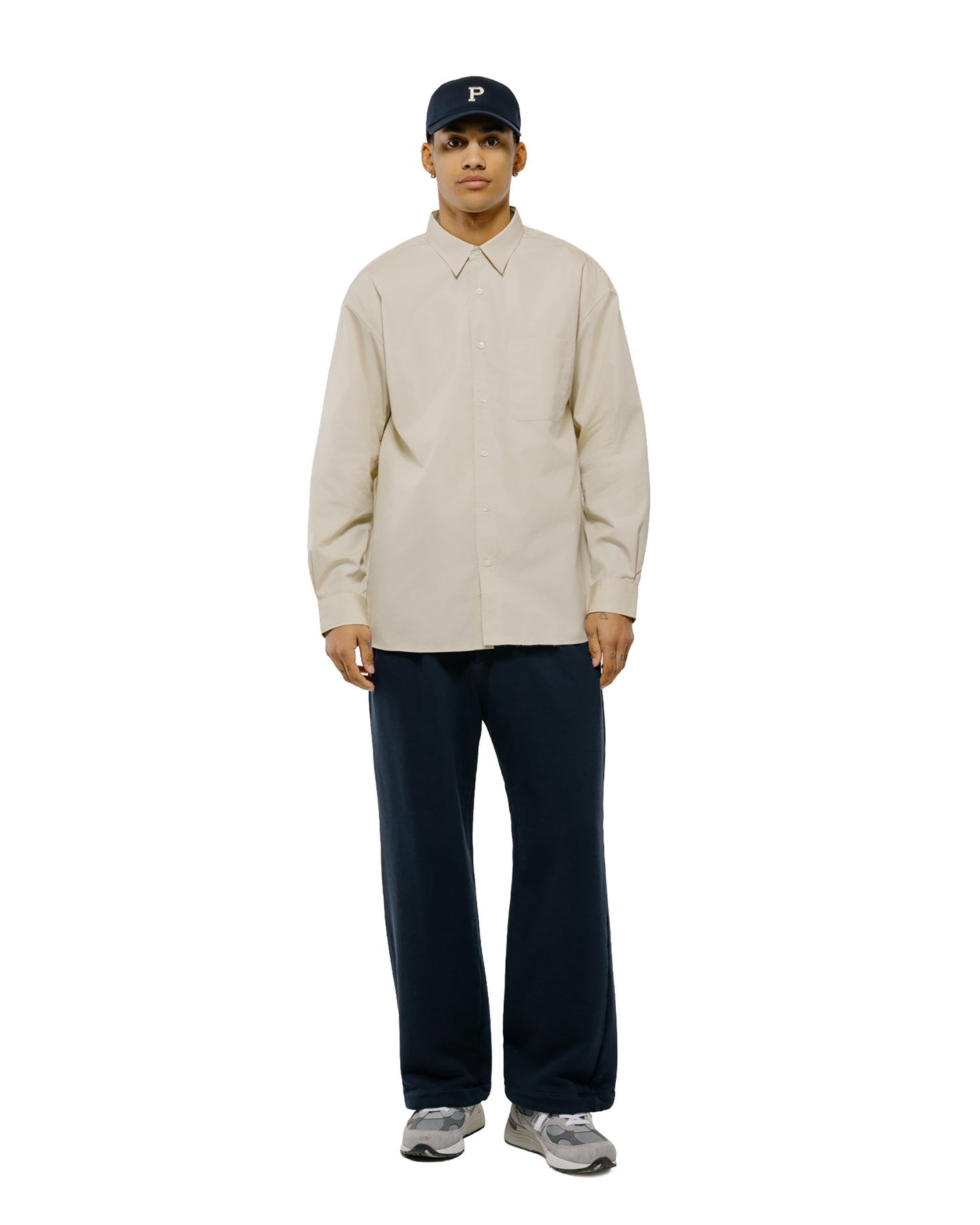 lost & found Universal Products Universal Products Jumberca Sweat Straight Trousers Navy
