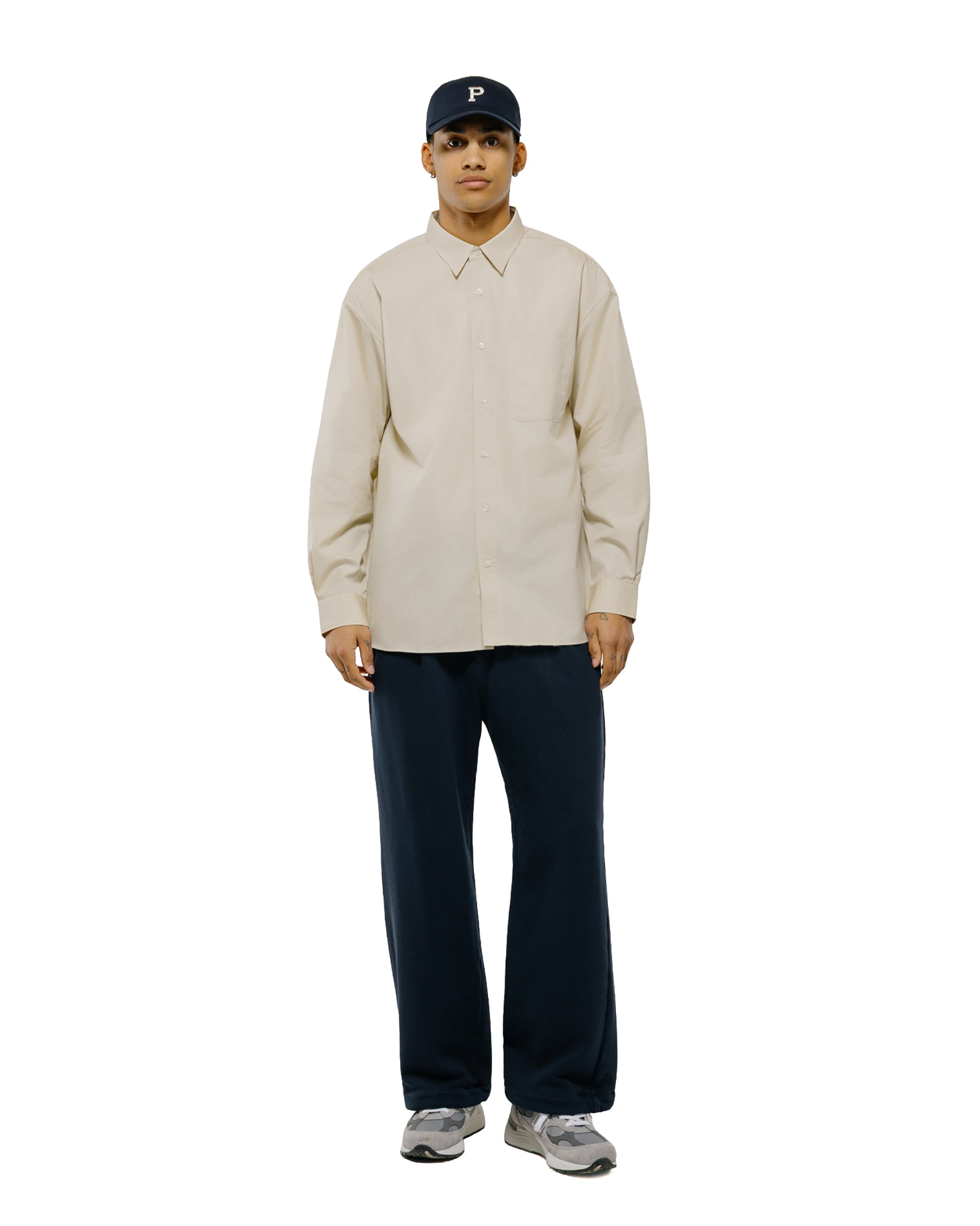 lost & found Universal Products Universal Products Jumberca Sweat Straight Trousers Navy