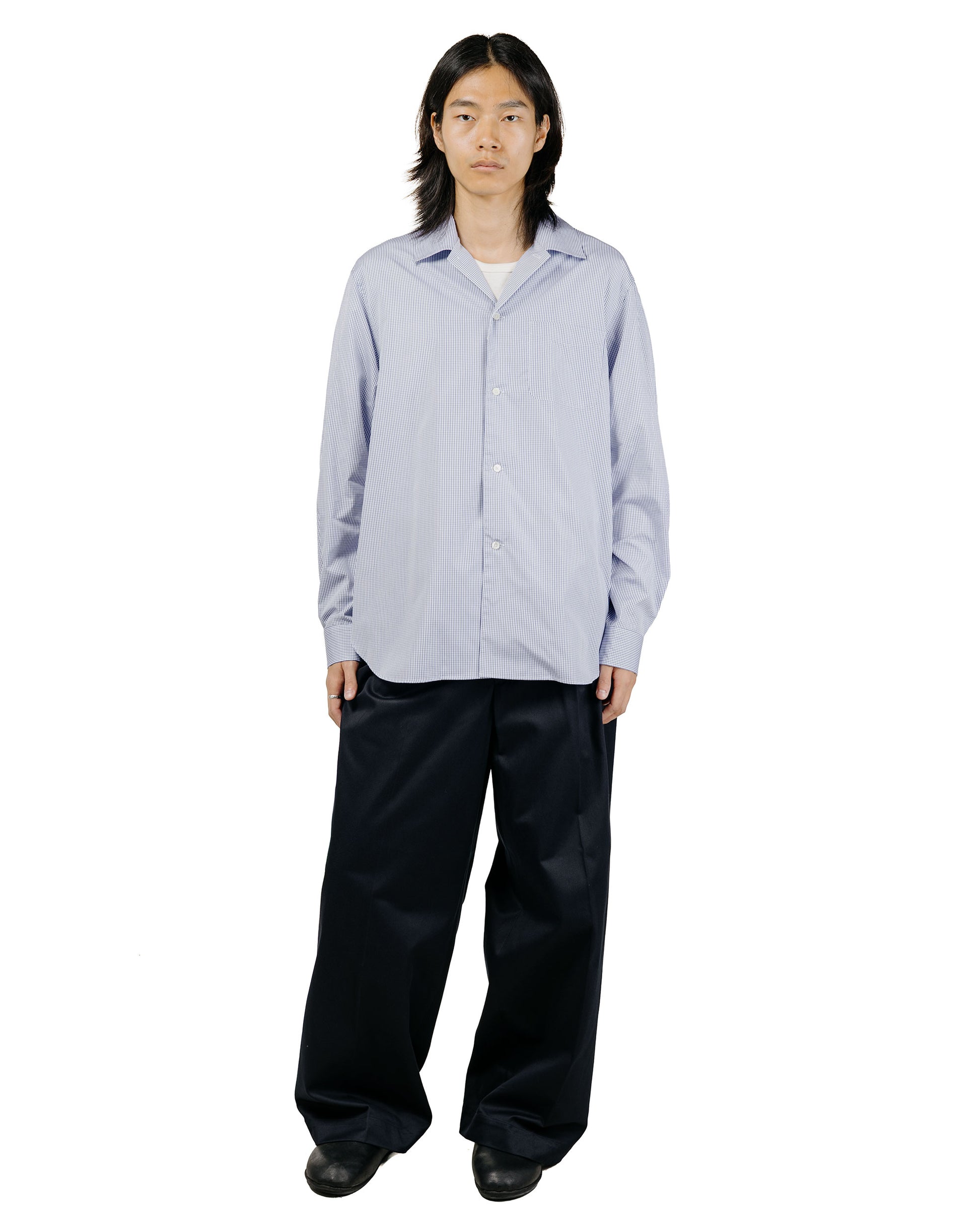 Universal Products L/S Dress Shirts Navy