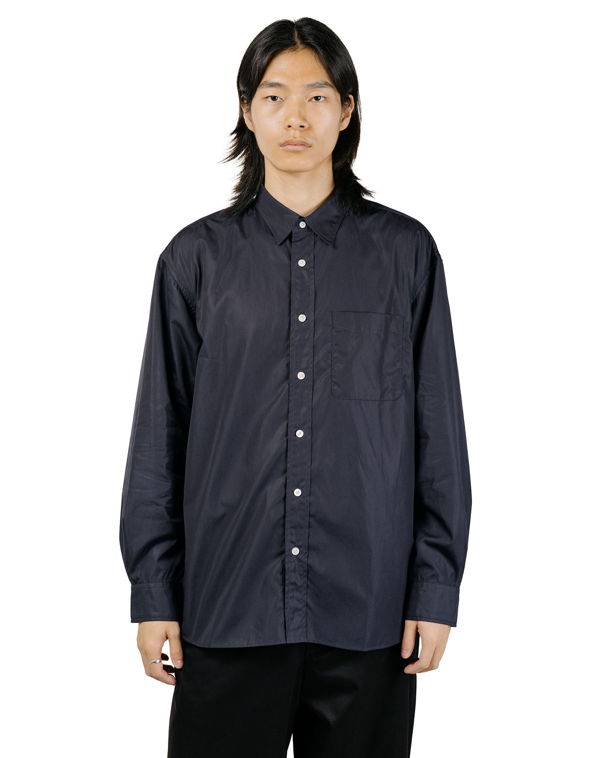 lost & found Universal Products Universal Products L/S Regular Shirts Dark Navy