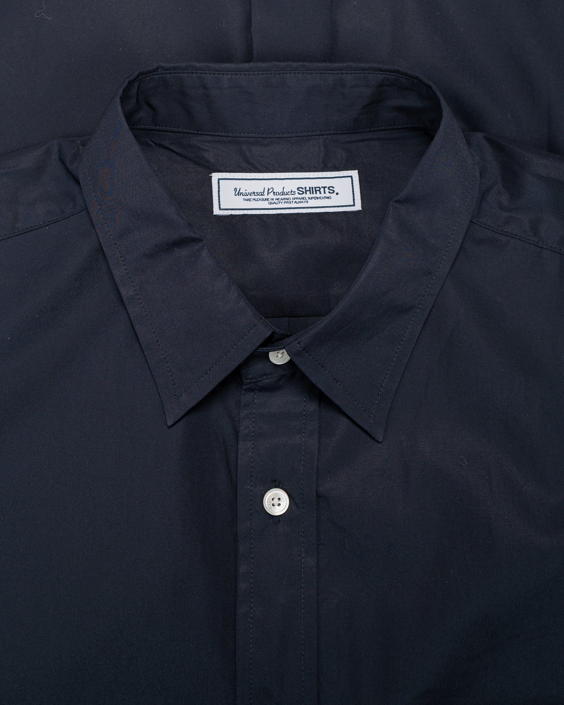 lost & found Universal Products Universal Products L/S Regular Shirts Dark Navy