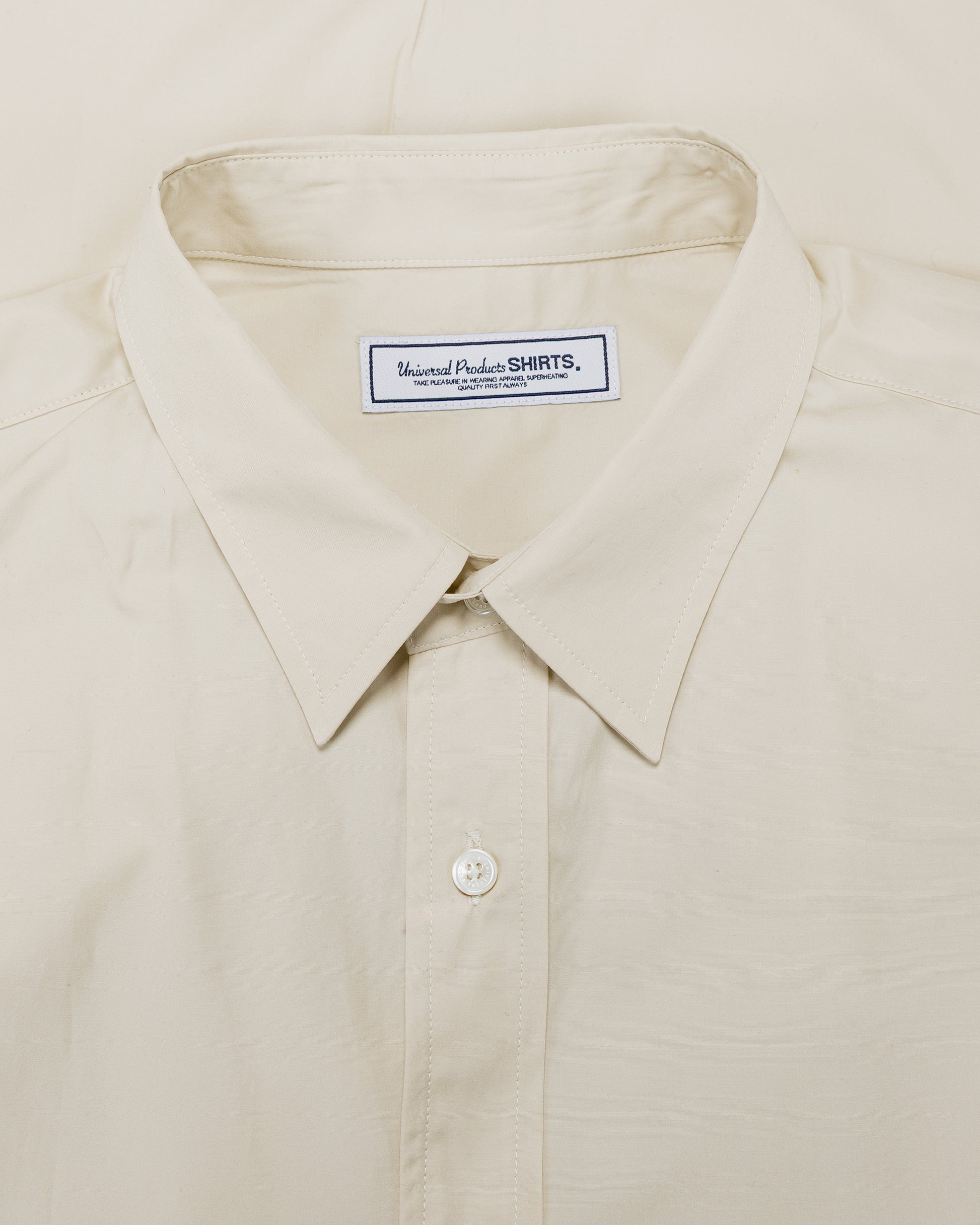 lost & found Universal Products Universal Products L/S Regular Shirts Ivory