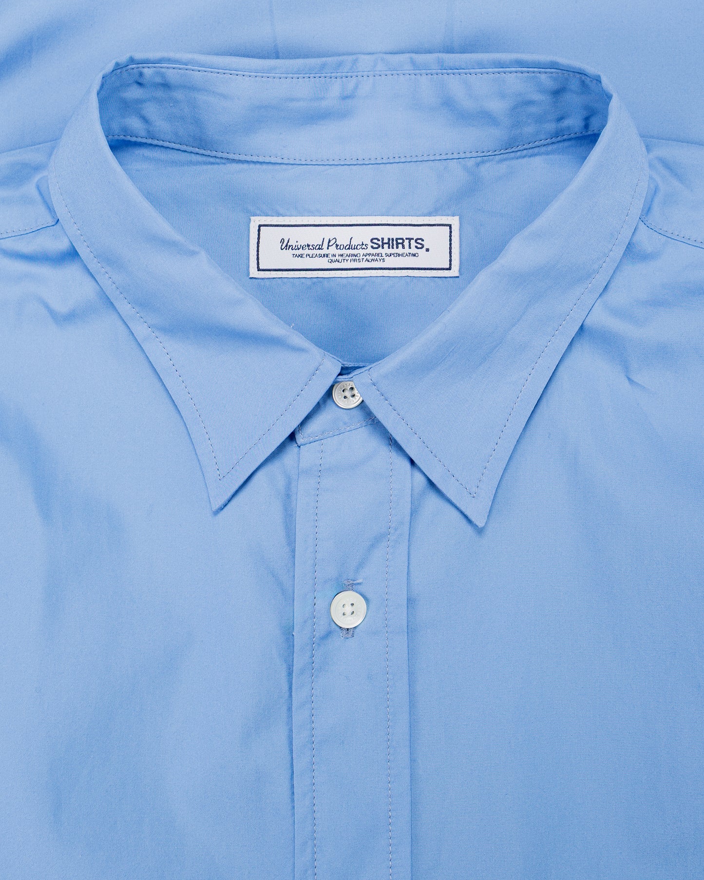 lost & found Universal Products Universal Products L/S Regular Shirts Sax