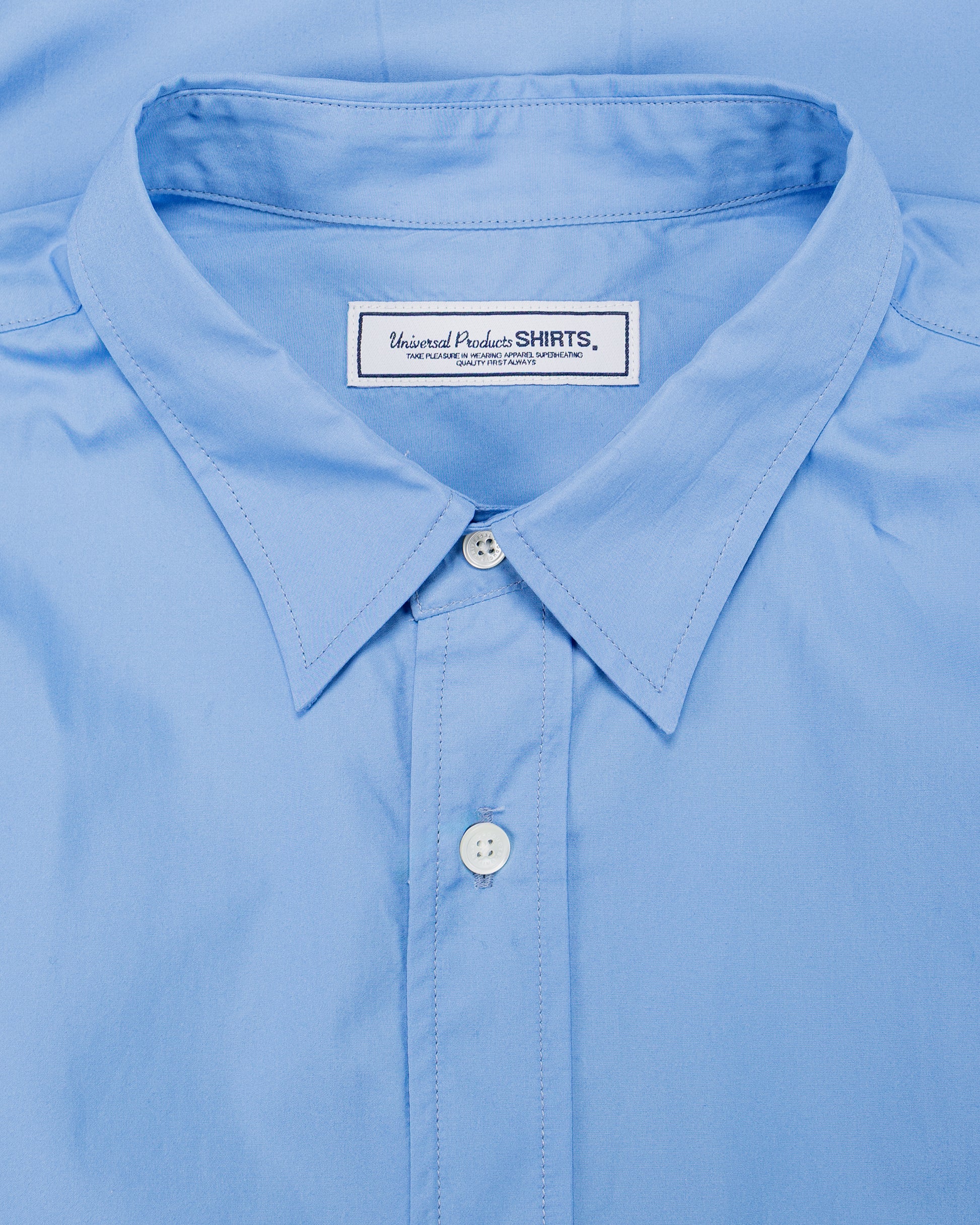 lost & found Universal Products Universal Products L/S Regular Shirts Sax