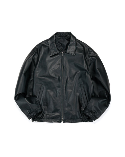 lost & found Universal Products Universal Products Leather Blouson Black