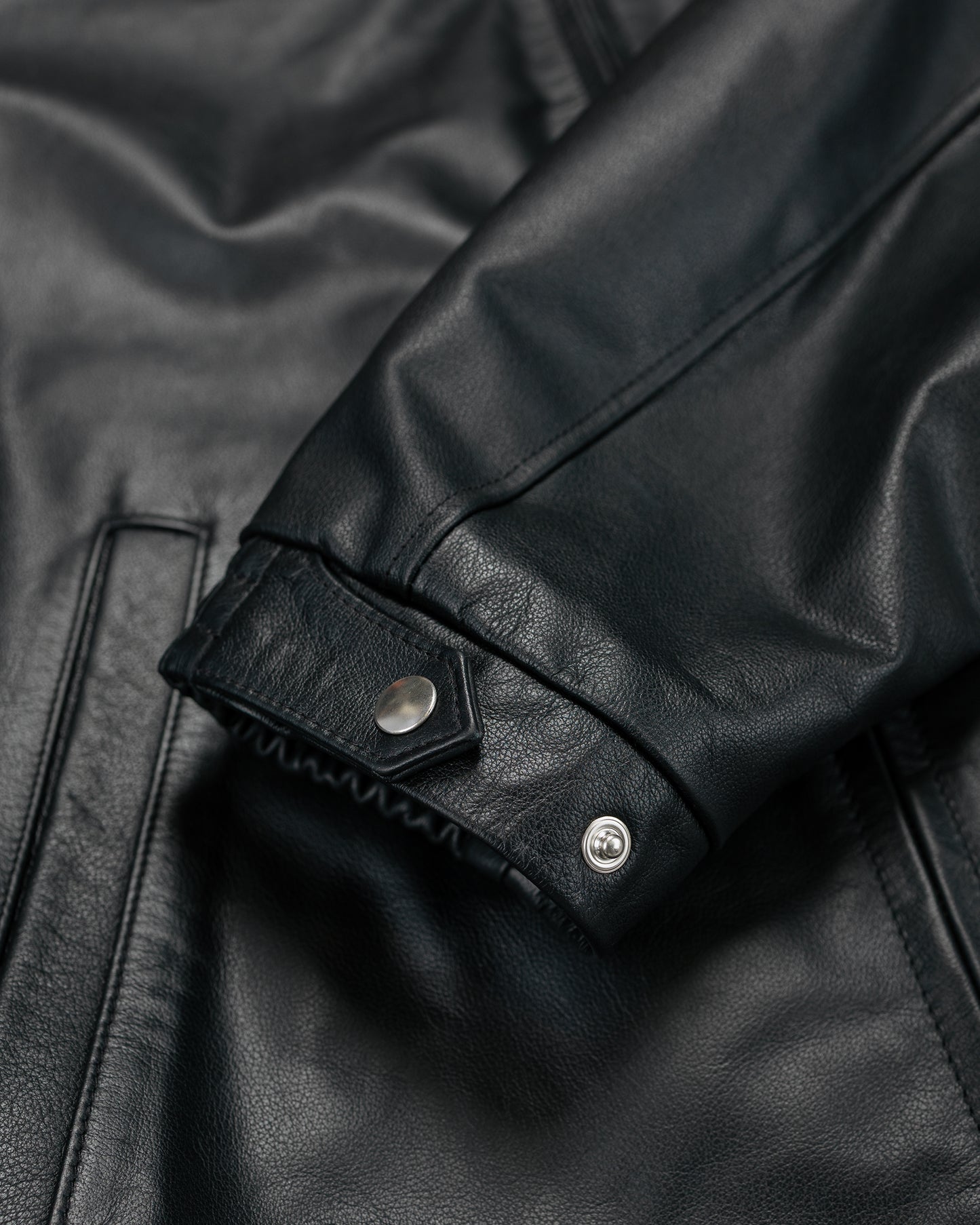 lost & found Universal Products Universal Products Leather Blouson Black