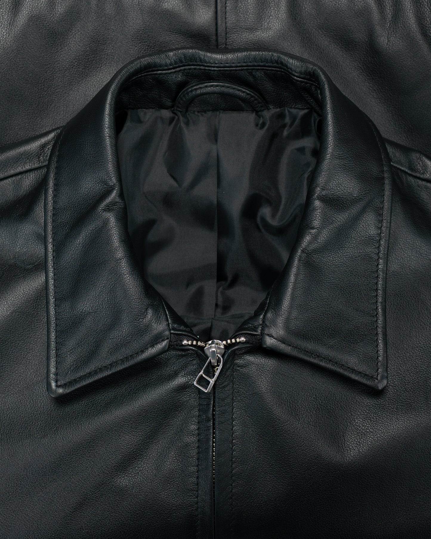 lost & found Universal Products Universal Products Leather Blouson Black