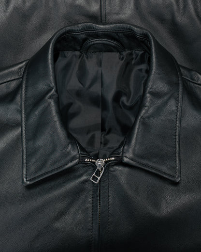 lost & found Universal Products Universal Products Leather Blouson Black