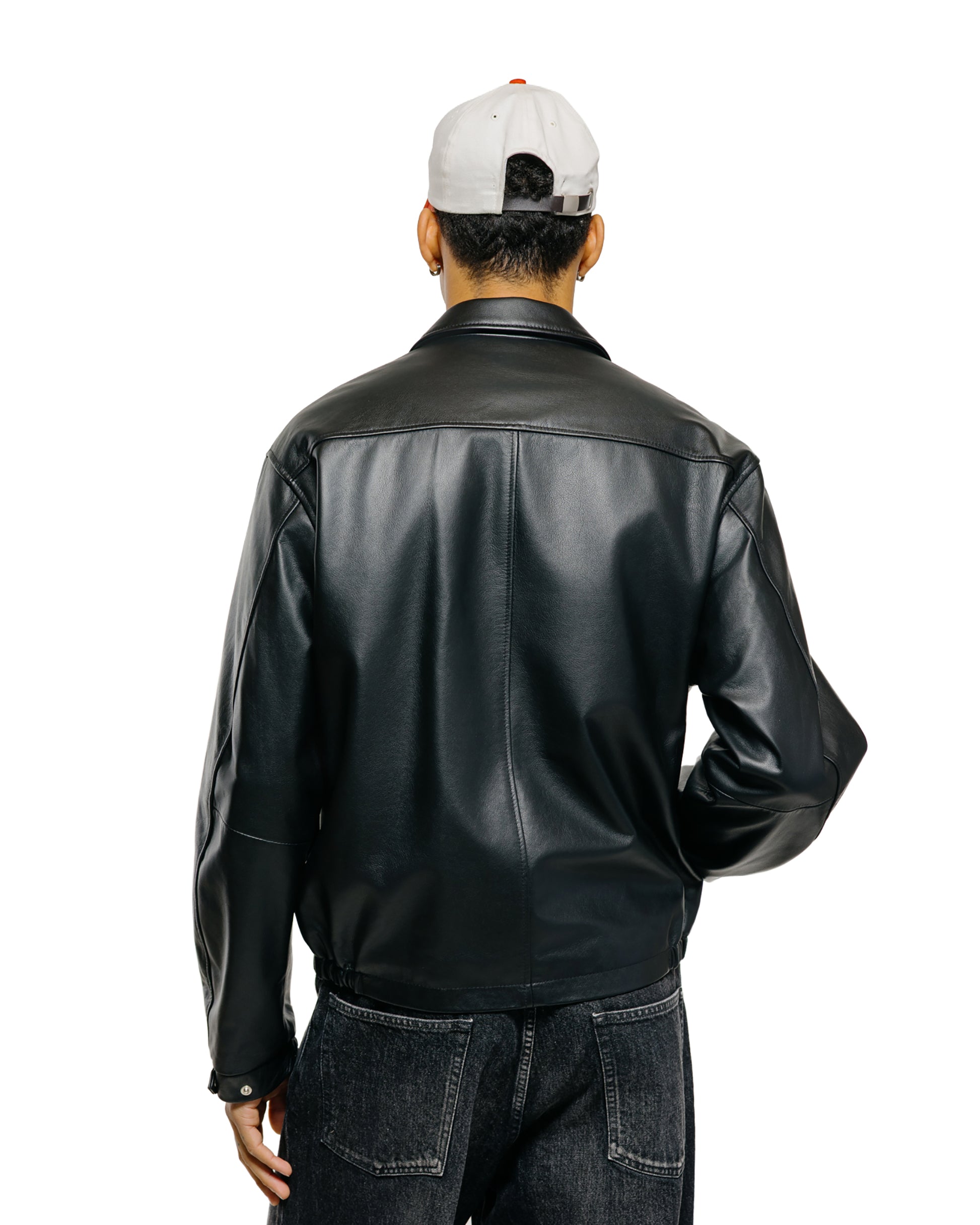 lost & found Universal Products Universal Products Leather Blouson Black