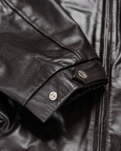 Universal Products Leather Jacket Brown