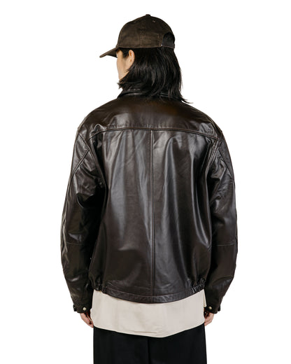 Universal Products Leather Jacket Brown