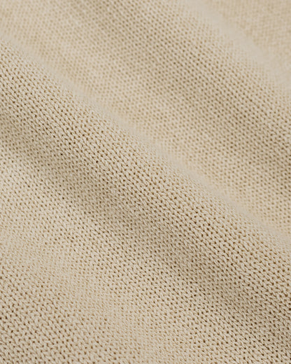 lost & found Universal Products Universal Products Linen Knit Hoodie Ecru