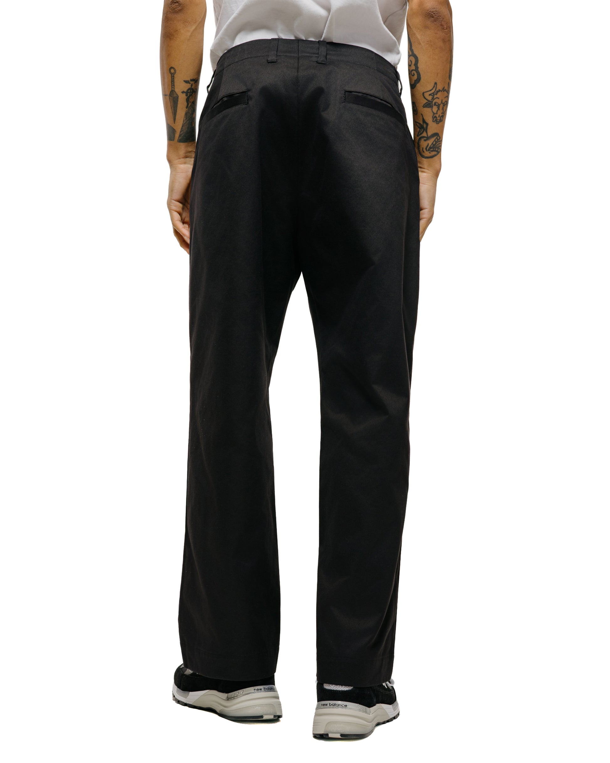lost & found Universal Products Universal Products No Tuck Chino Trousers Black