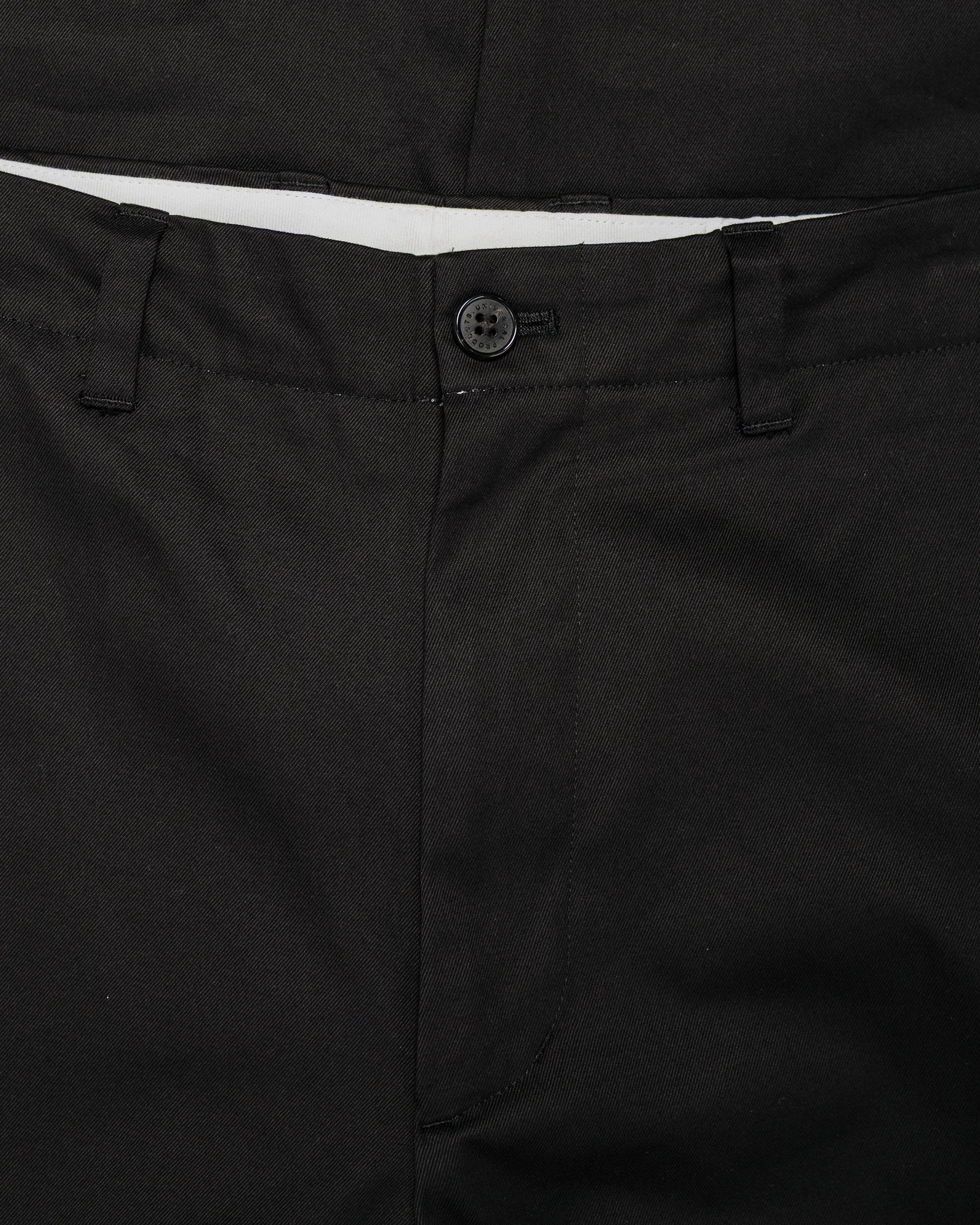 lost & found Universal Products Universal Products No Tuck Chino Trousers Black