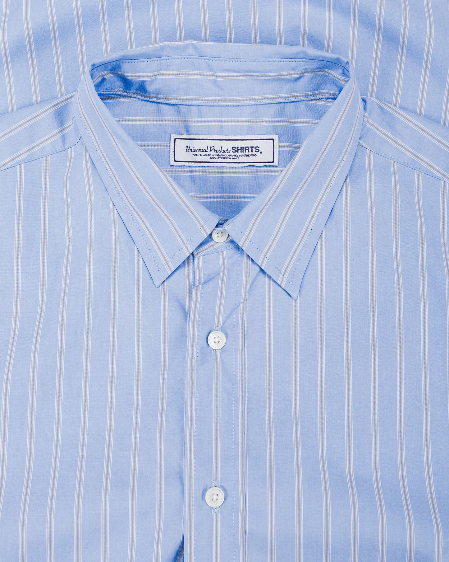 lost & found Universal Products Universal Products S/S Regular Shirts Blue