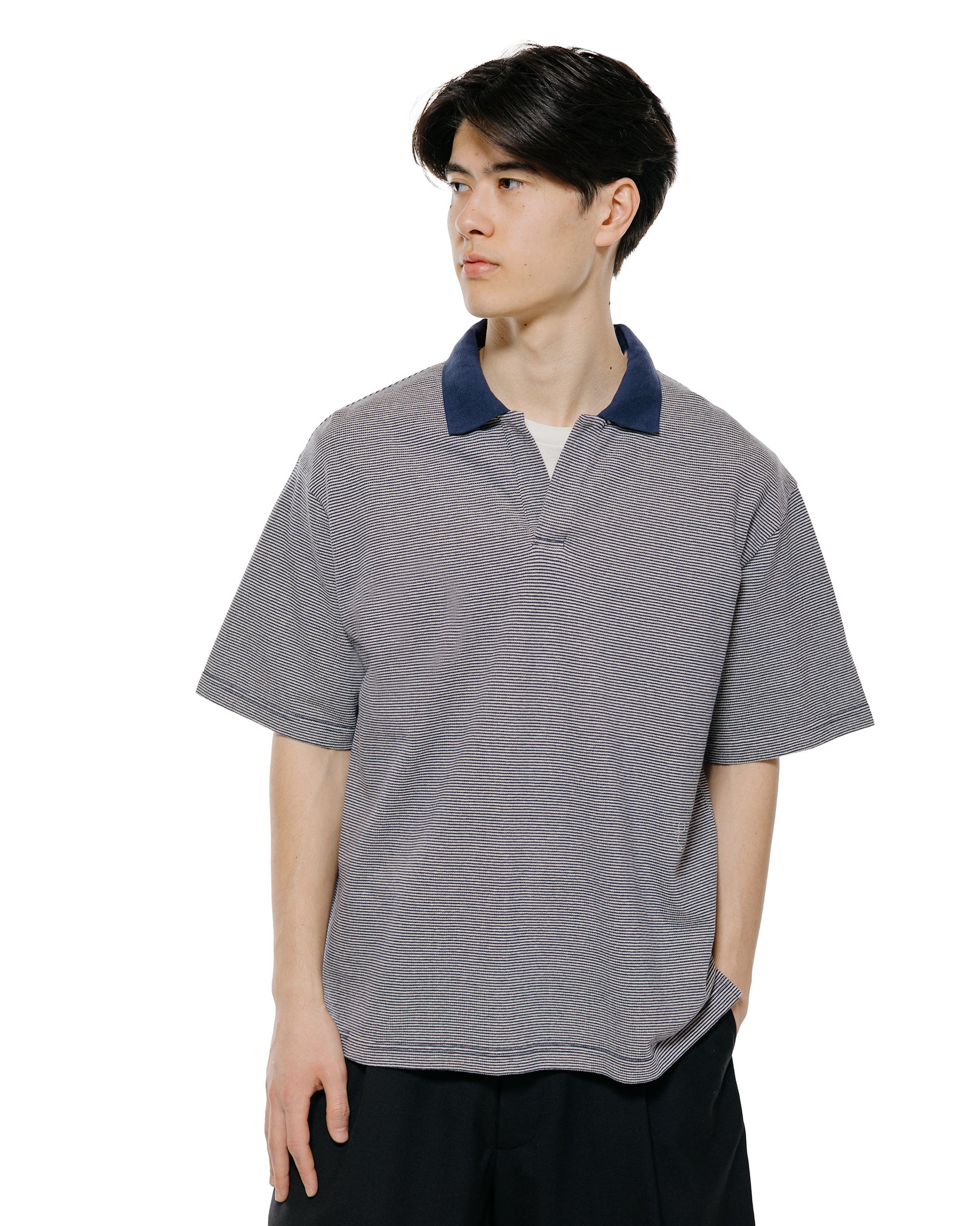 lost & found Universal Products Universal Products S/S Skipper T-Shirts Navy