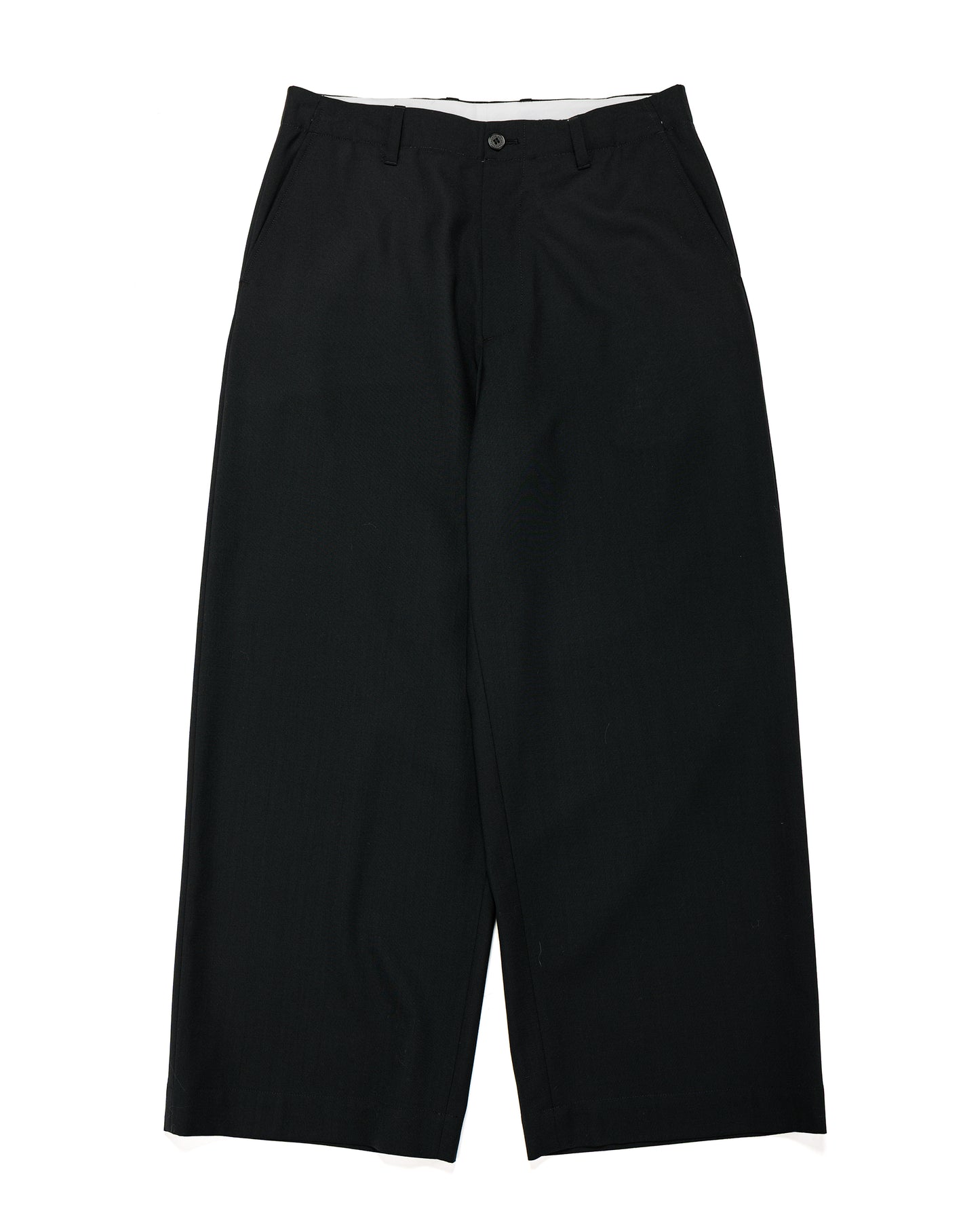 lost & found Universal Products Universal Products Summer Wool Wide Trousers Black