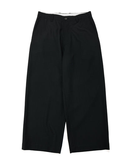 lost & found Universal Products Universal Products Summer Wool Wide Trousers Black