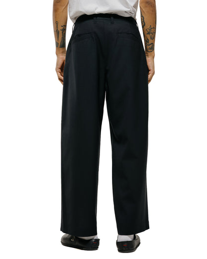 lost & found Universal Products Universal Products Summer Wool Wide Trousers Black