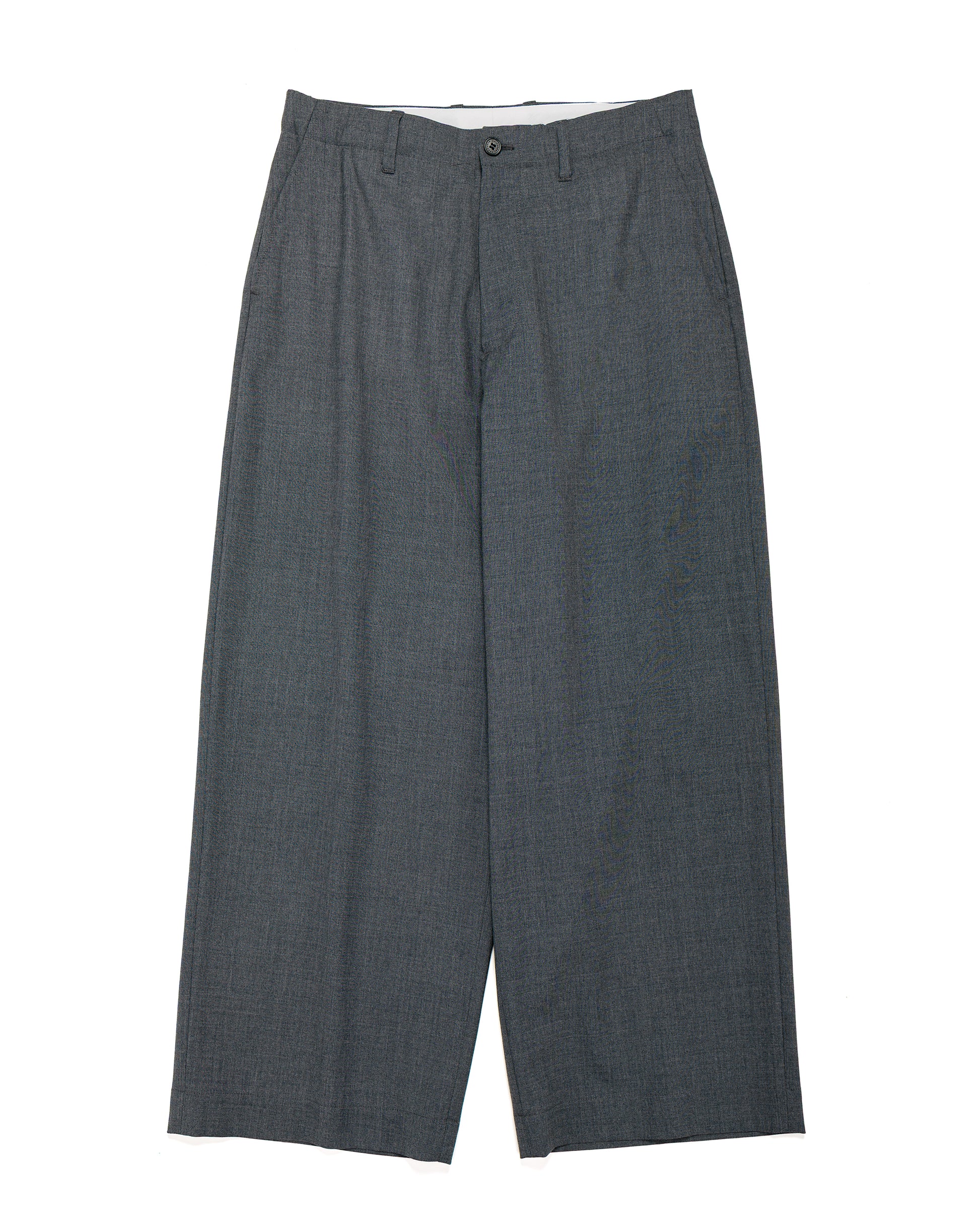 lost & found Universal Products Universal Products Summer Wool Wide Trousers Gray