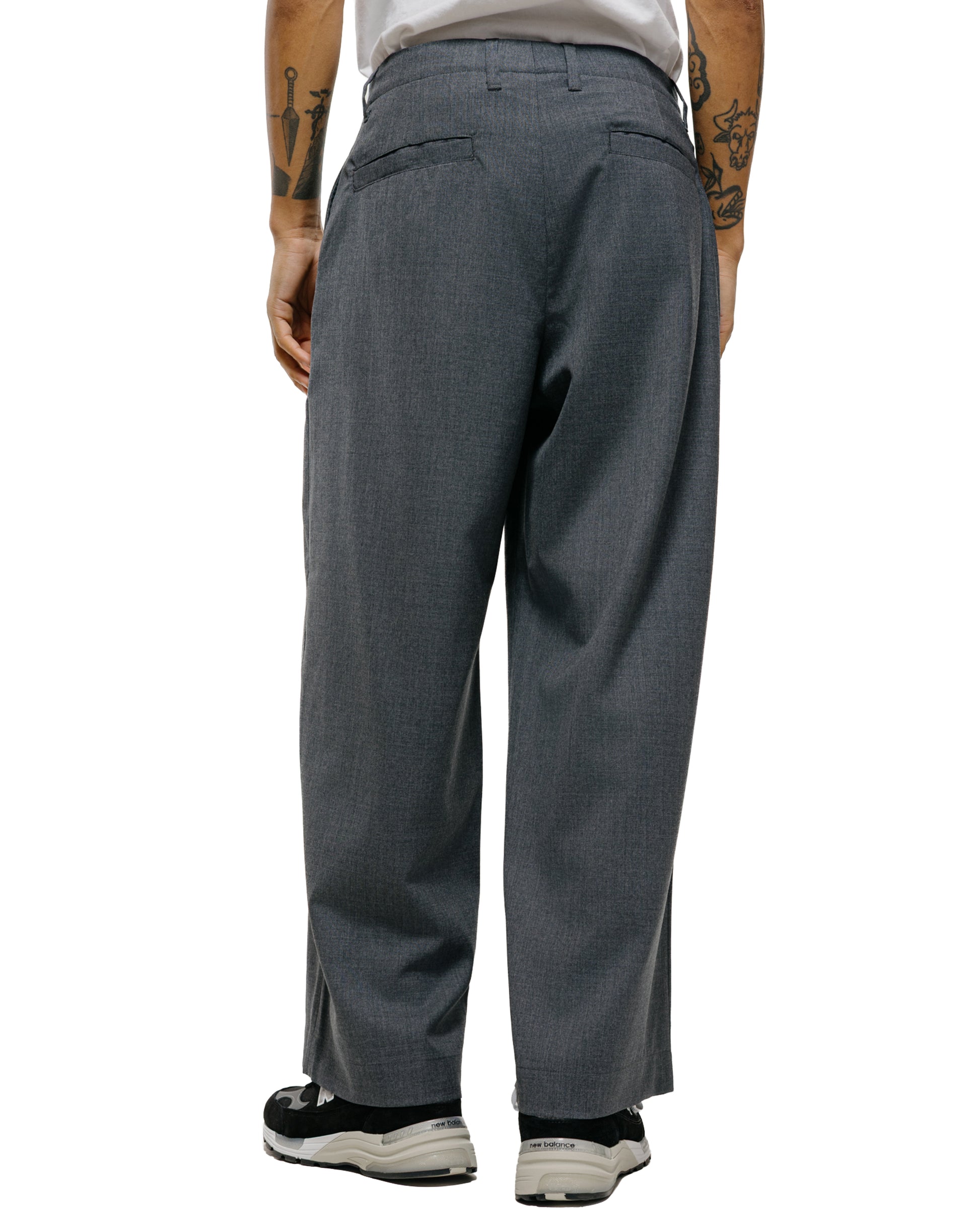 lost & found Universal Products Universal Products Summer Wool Wide Trousers Gray