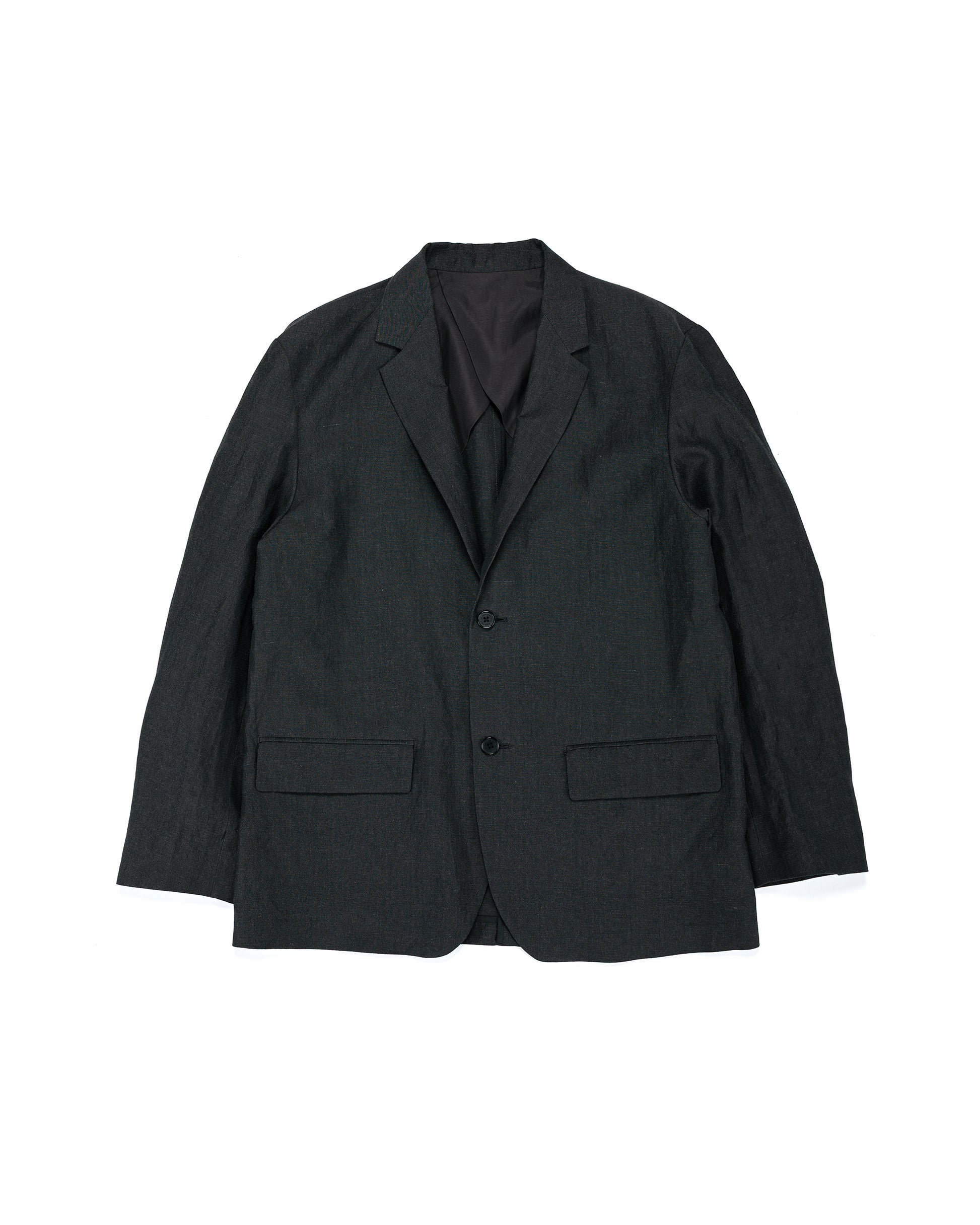 lost & found Universal Products Universal Products Wool Linen 2B Jacket Charcoal