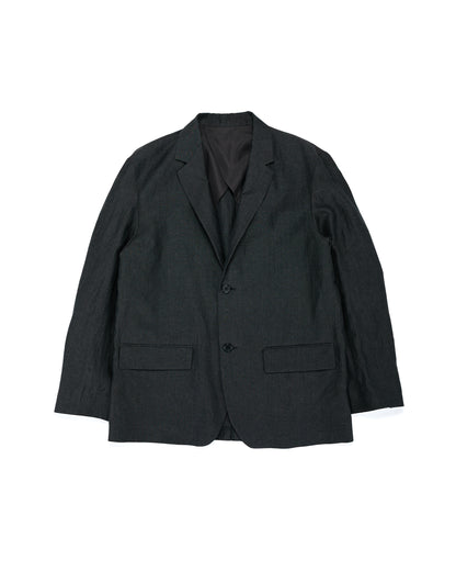 lost & found Universal Products Universal Products Wool Linen 2B Jacket Charcoal