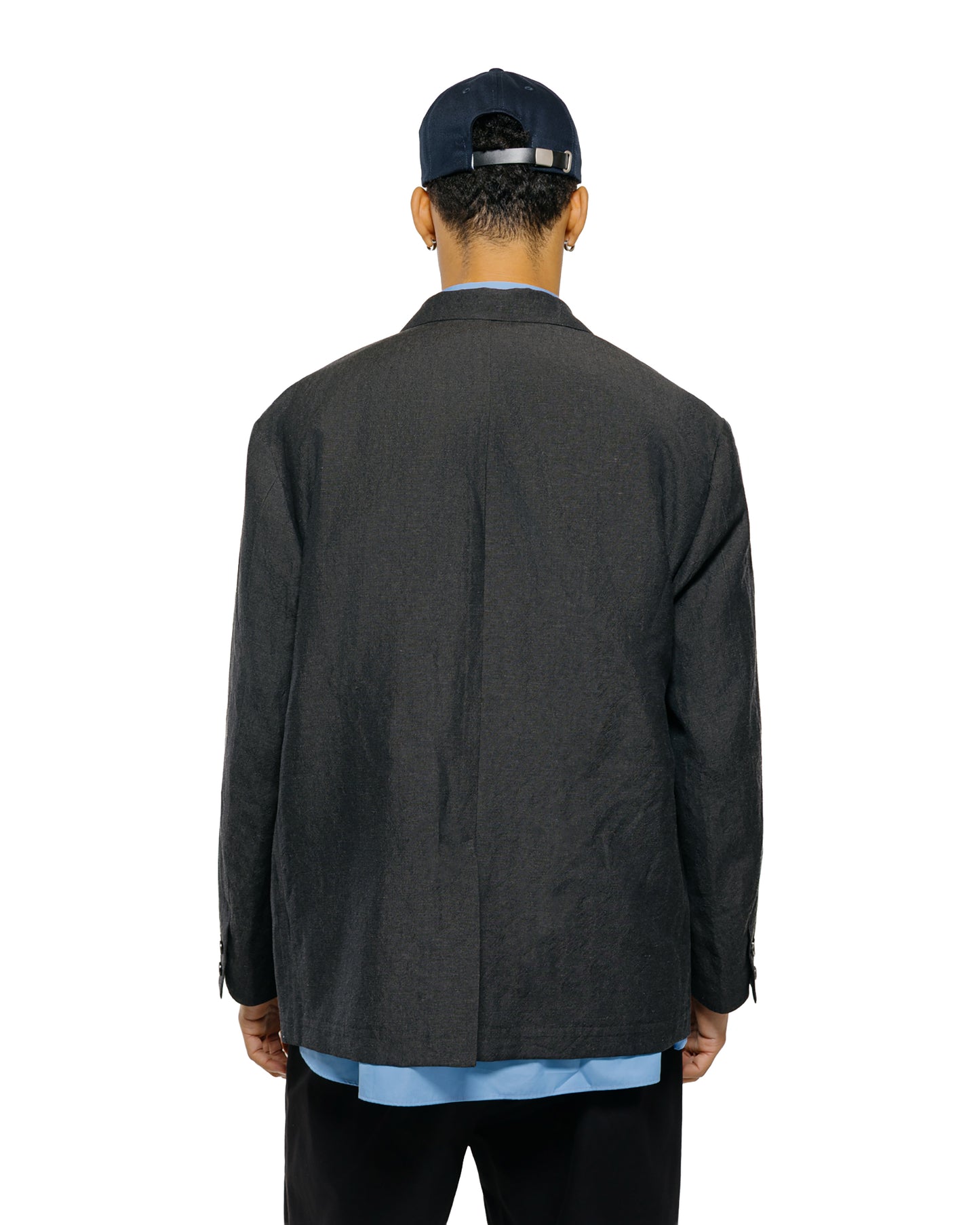 lost & found Universal Products Universal Products Wool Linen 2B Jacket Charcoal