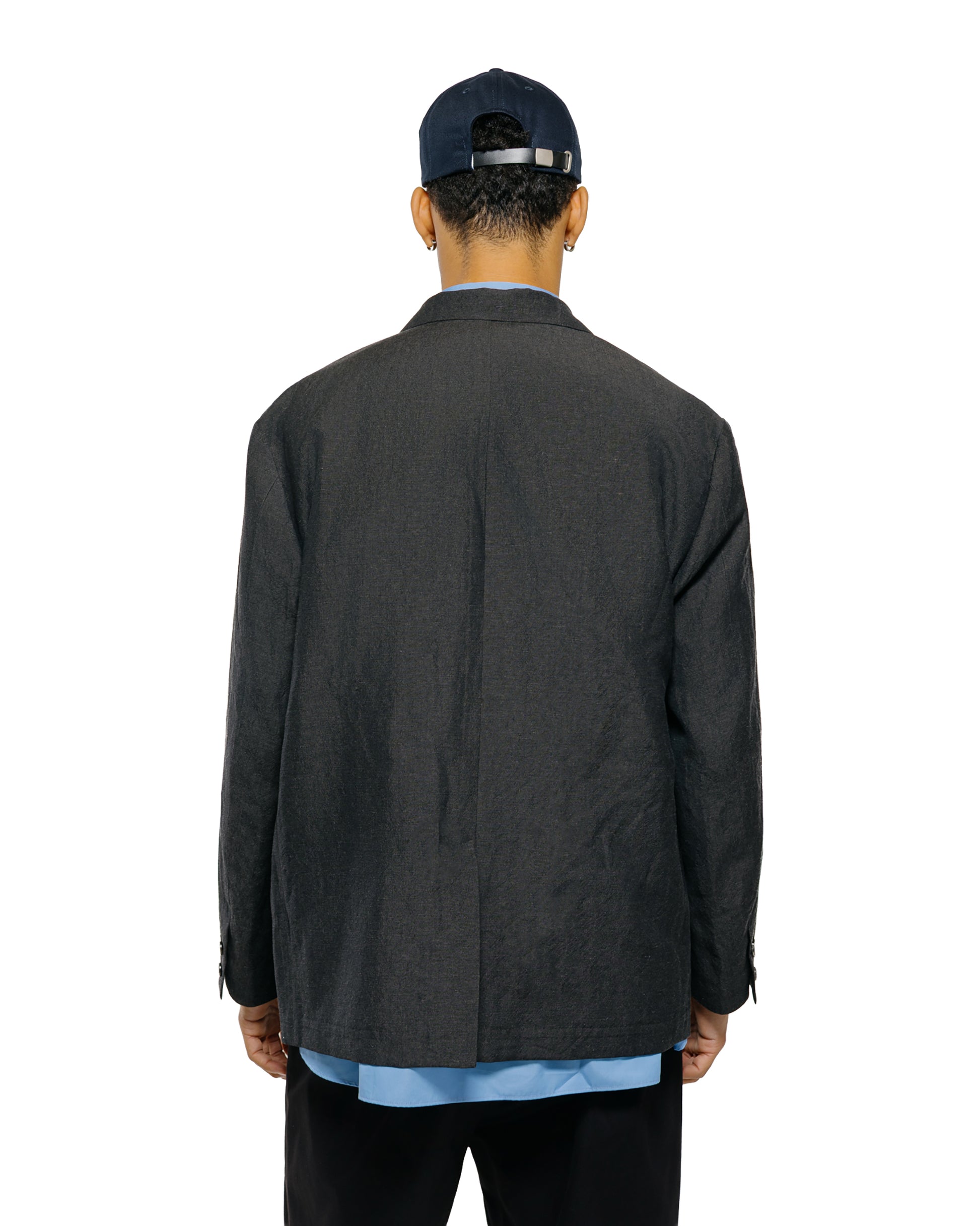 lost & found Universal Products Universal Products Wool Linen 2B Jacket Charcoal