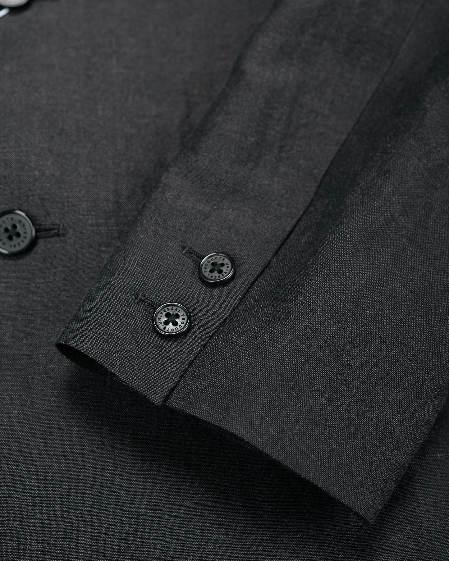 lost & found Universal Products Universal Products Wool Linen 2B Jacket Charcoal