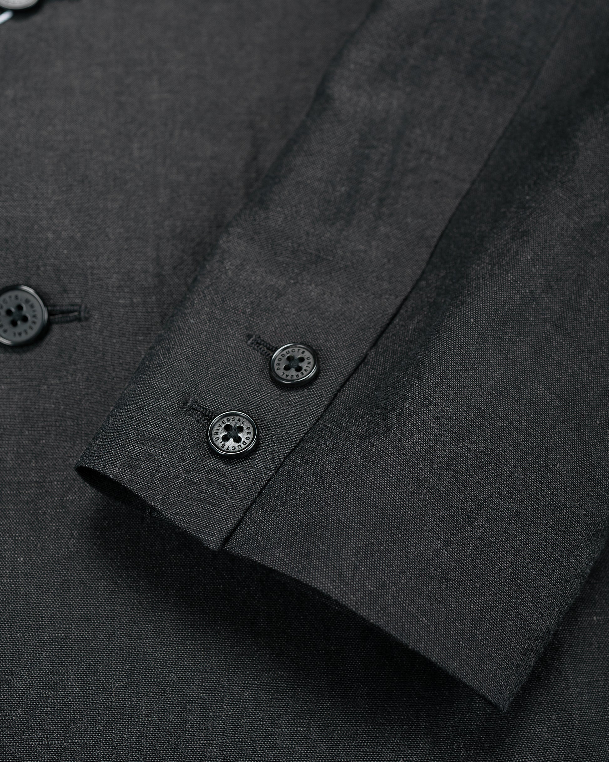 lost & found Universal Products Universal Products Wool Linen 2B Jacket Charcoal