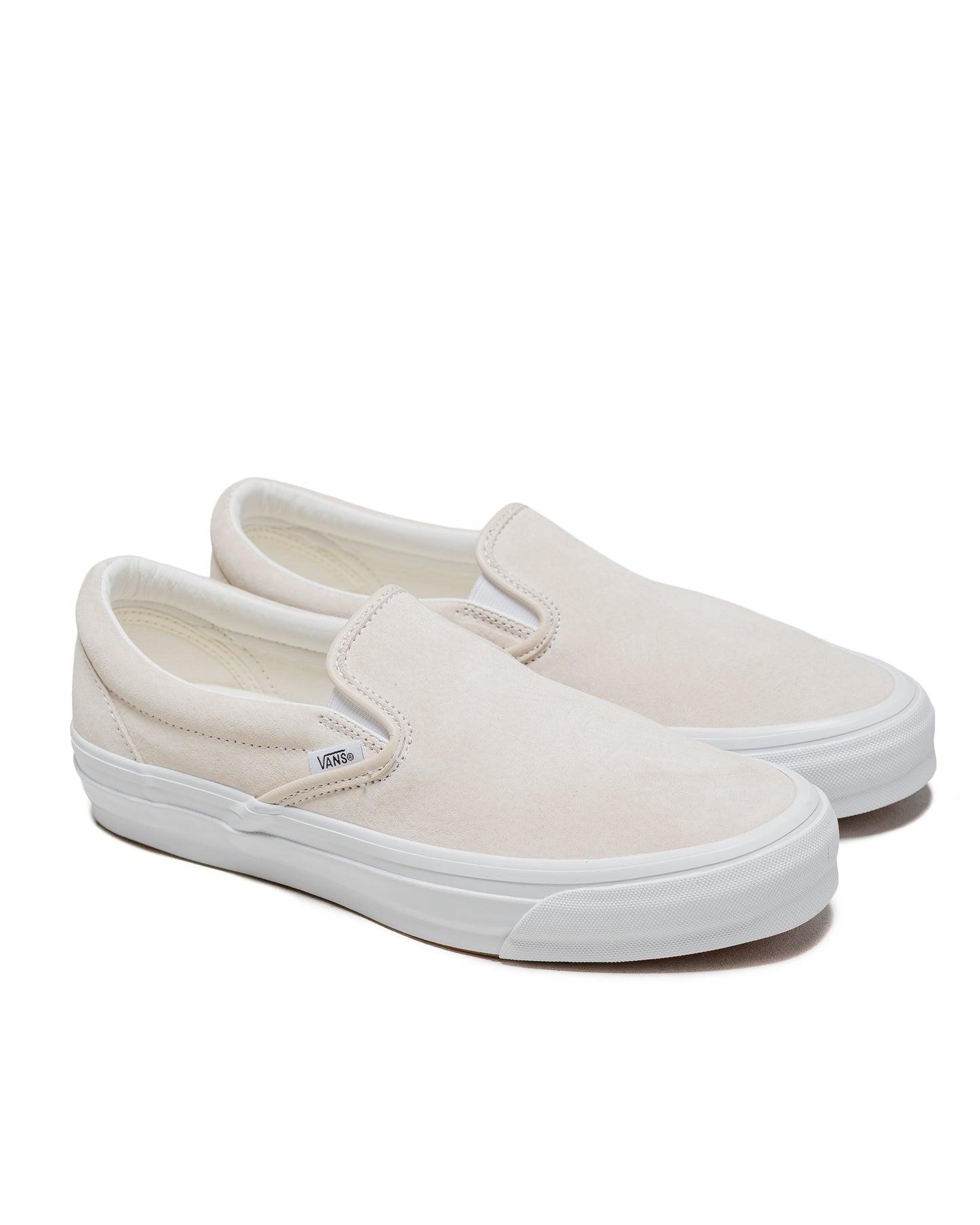 lost & found Vans Vans Premium Slip-On 98 LX Pig Suede Creme Brule Beige
