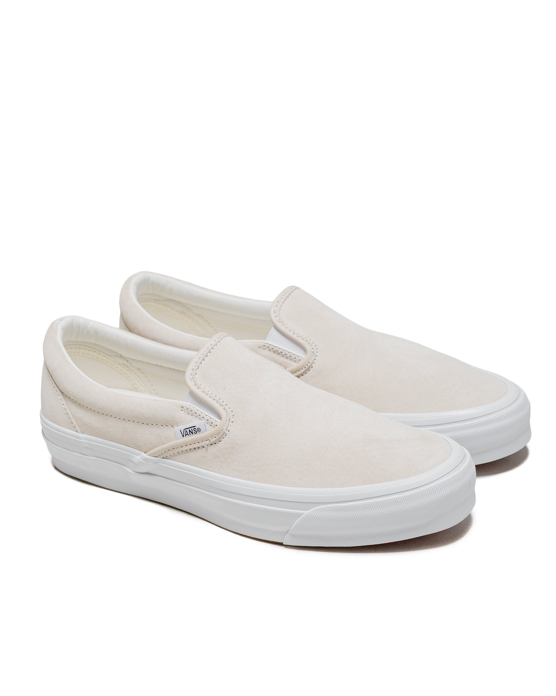 lost & found Vans Vans Premium Slip-On 98 LX Pig Suede Creme Brule Beige