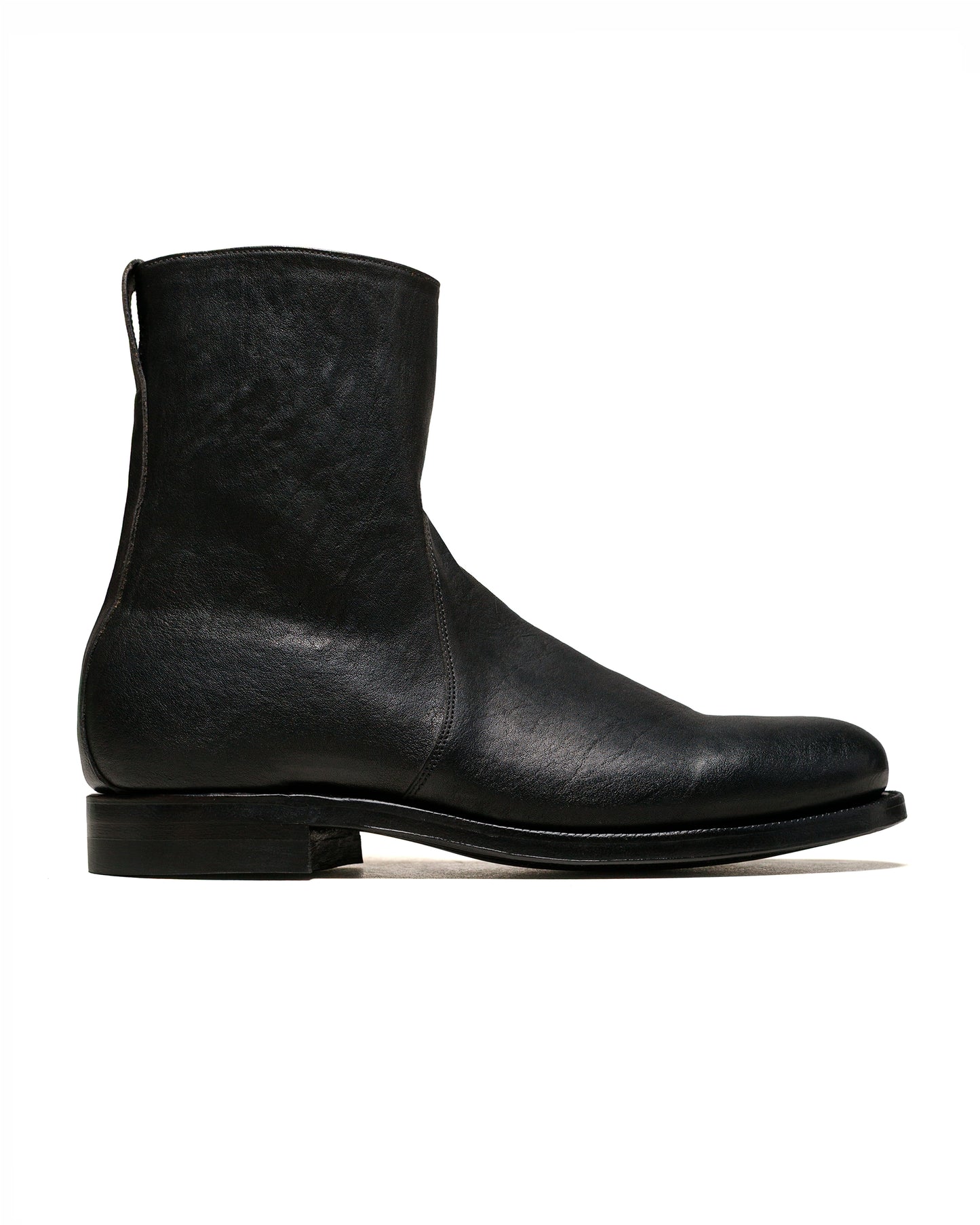 lost & found Viberg Viberg 2030CH Side Zip Boot Nero Washed Kangaroo