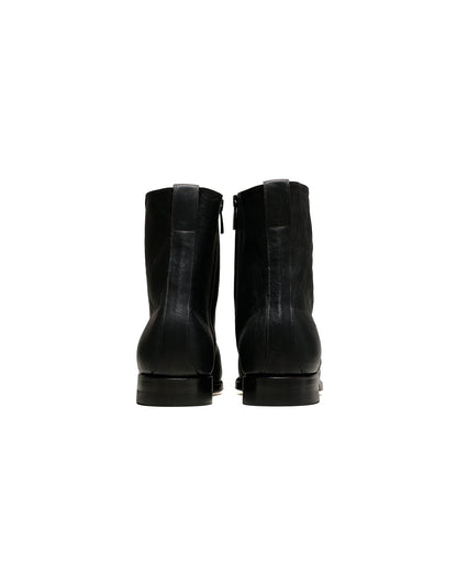 lost & found Viberg Viberg 2030CH Side Zip Boot Nero Washed Kangaroo