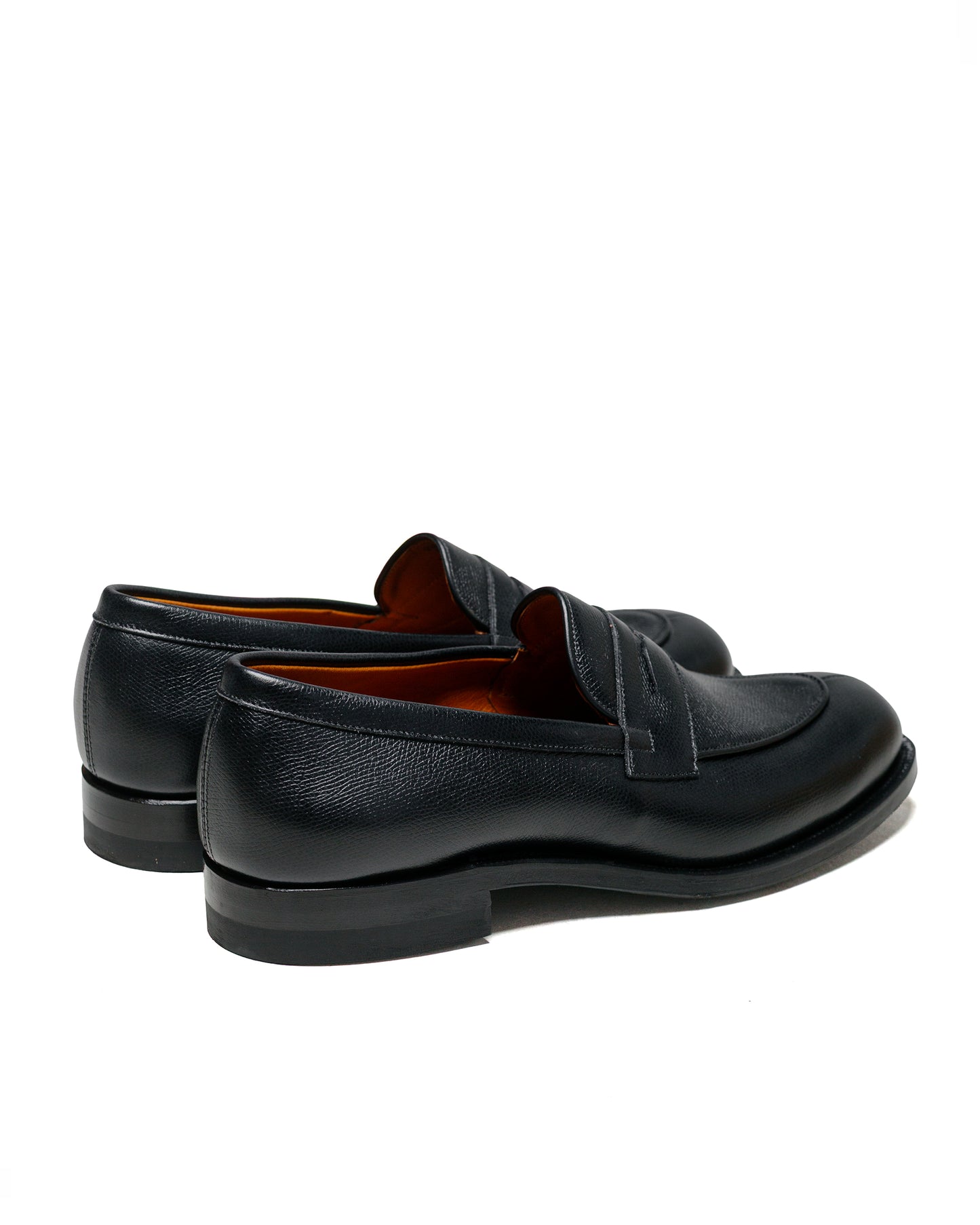 lost & found Viberg Viberg Bristol Loafer Black Alpine Calf