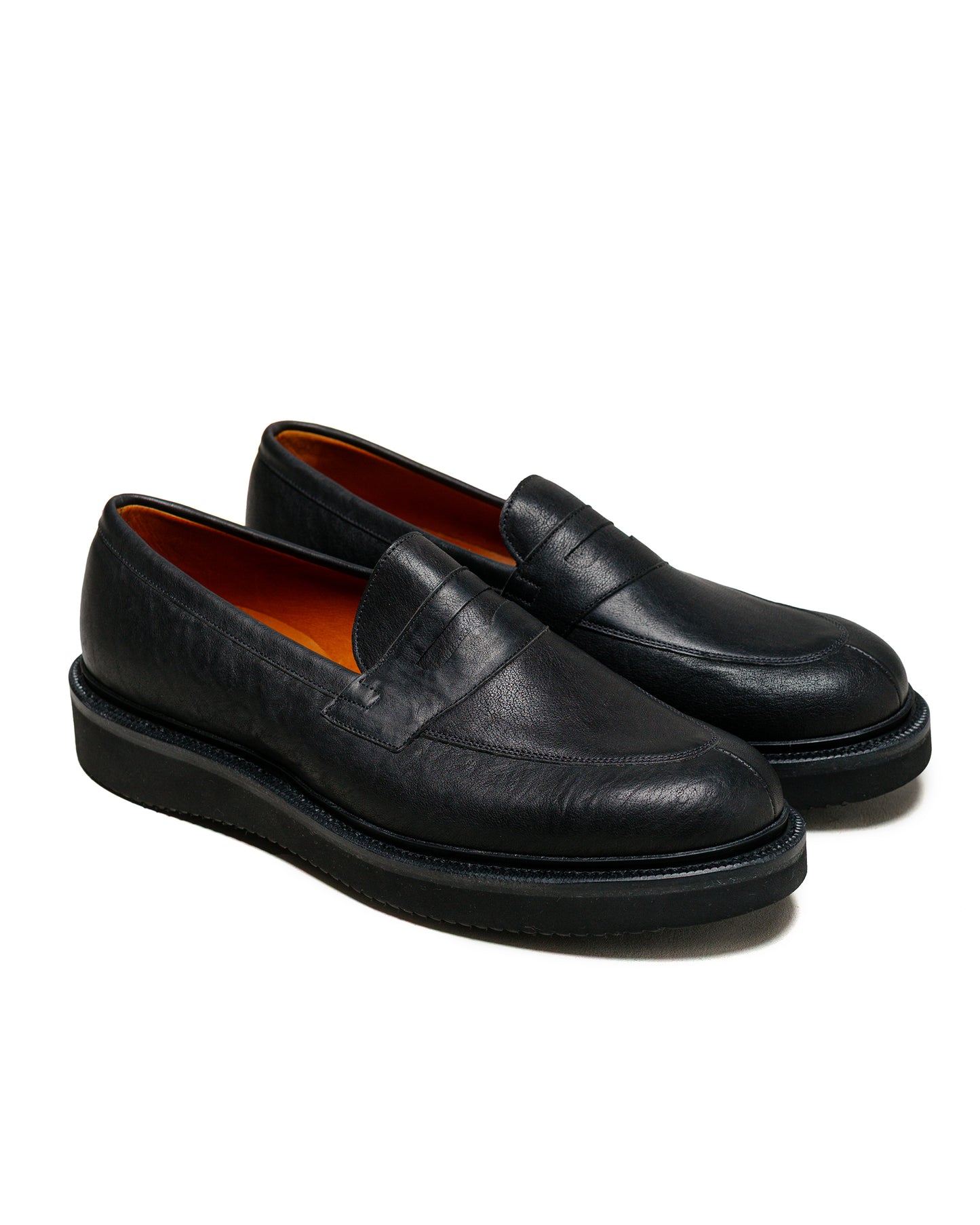lost & found Viberg Viberg Bristol Loafer Nero Washed Kangaroo