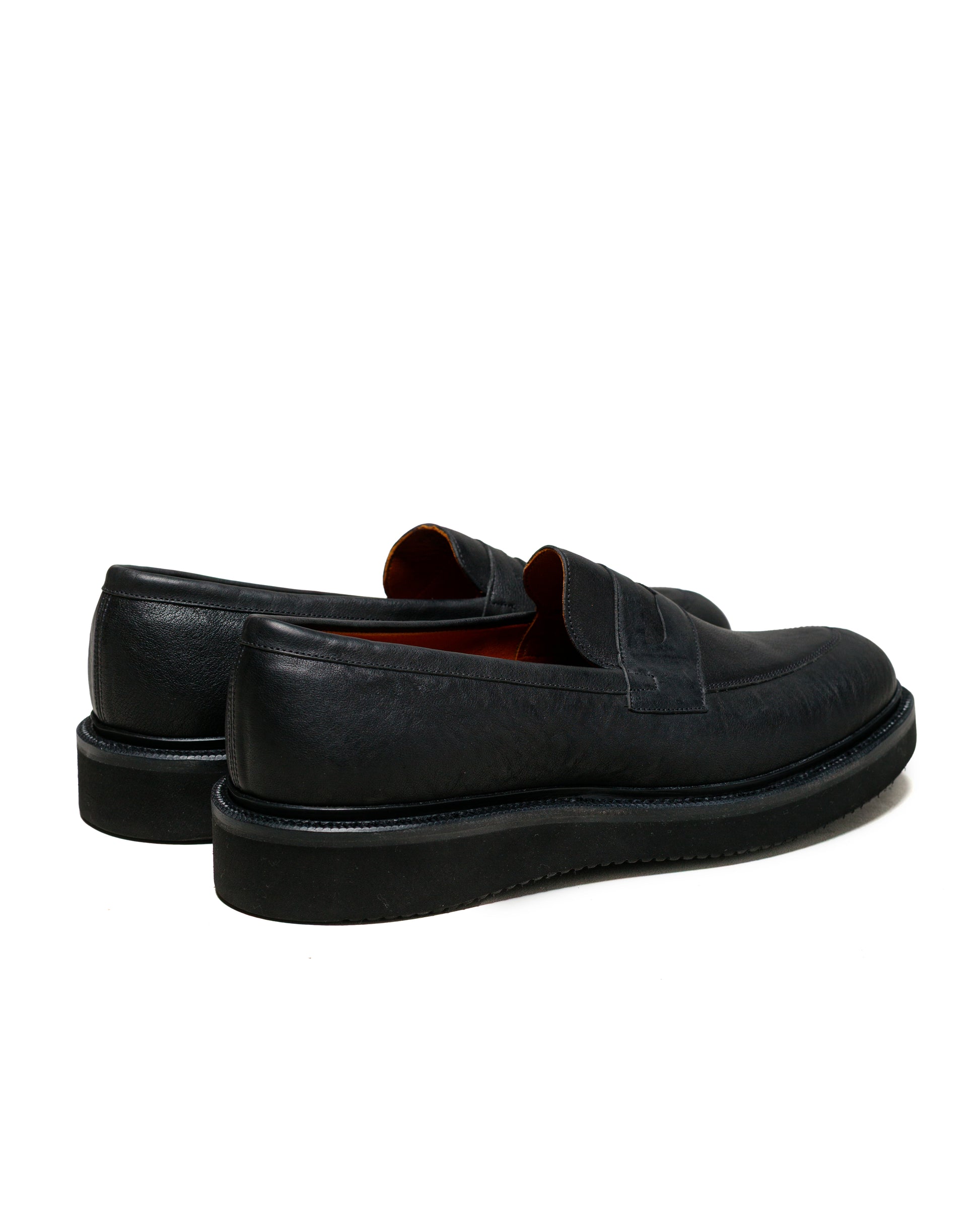 lost & found Viberg Viberg Bristol Loafer Nero Washed Kangaroo