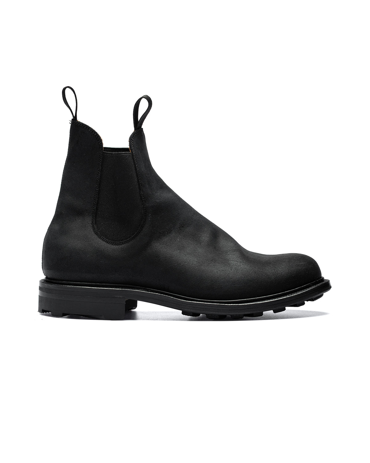 Viberg Chelsea Boot Black Waxy Commander