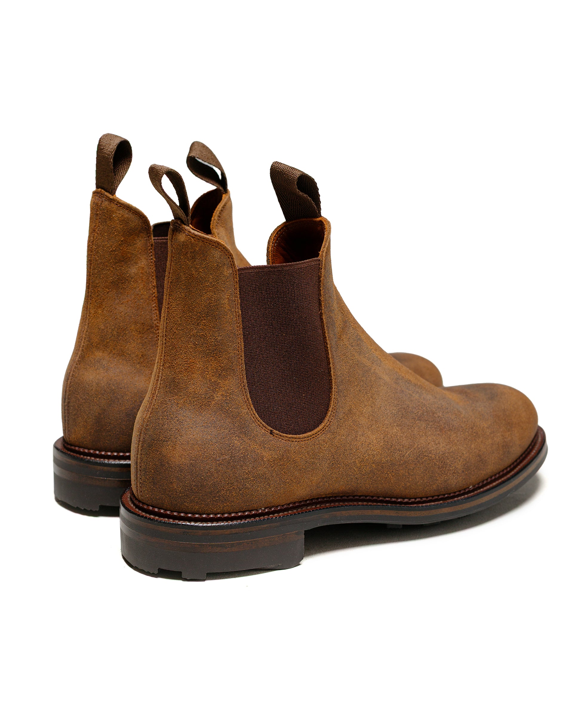 lost & found Viberg Viberg Chelsea Boot Urban Brown Waxy Commander