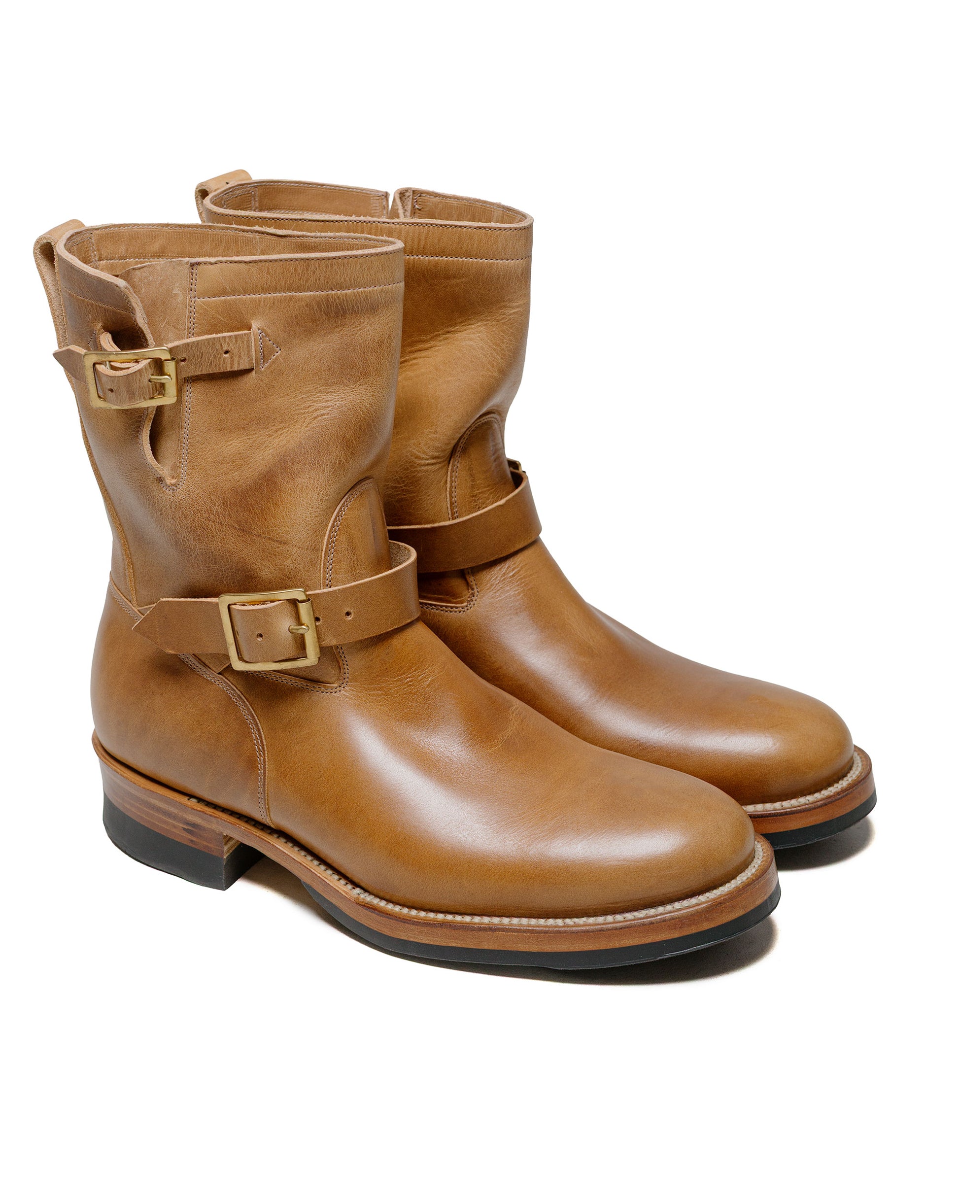 lost & found Viberg Viberg Engineer Boot 2000 Horween Natural Cypress