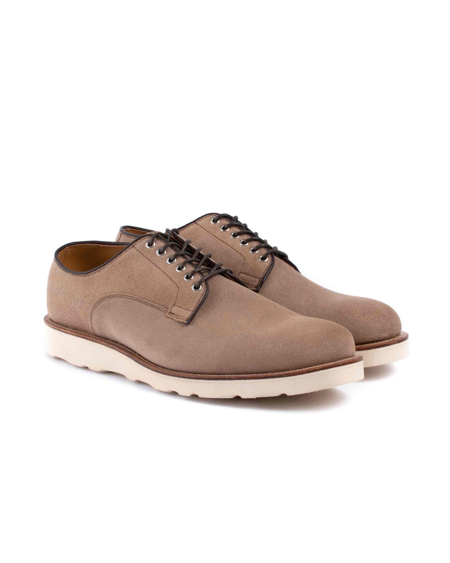 lost & found Viberg Viberg Natural Chromexcel Roughout Derby Shoe
