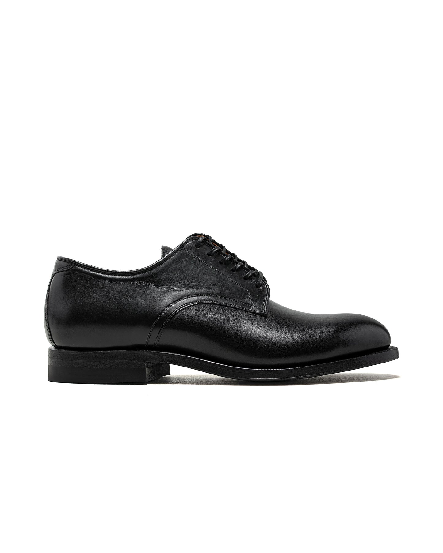 lost & found Viberg Viberg Navvy Cut Shoe Nero Kangaroo
