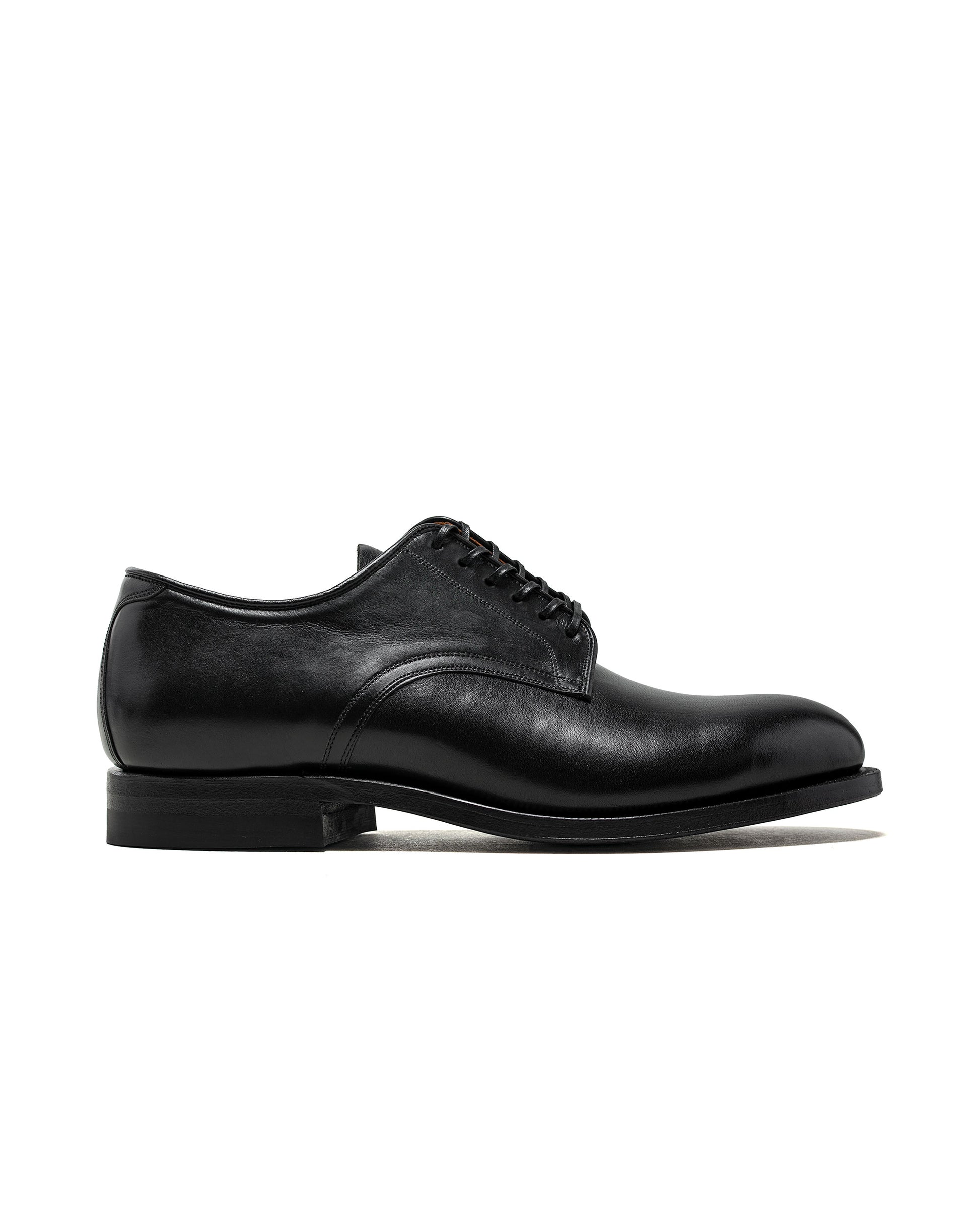 lost & found Viberg Viberg Navvy Cut Shoe Nero Kangaroo