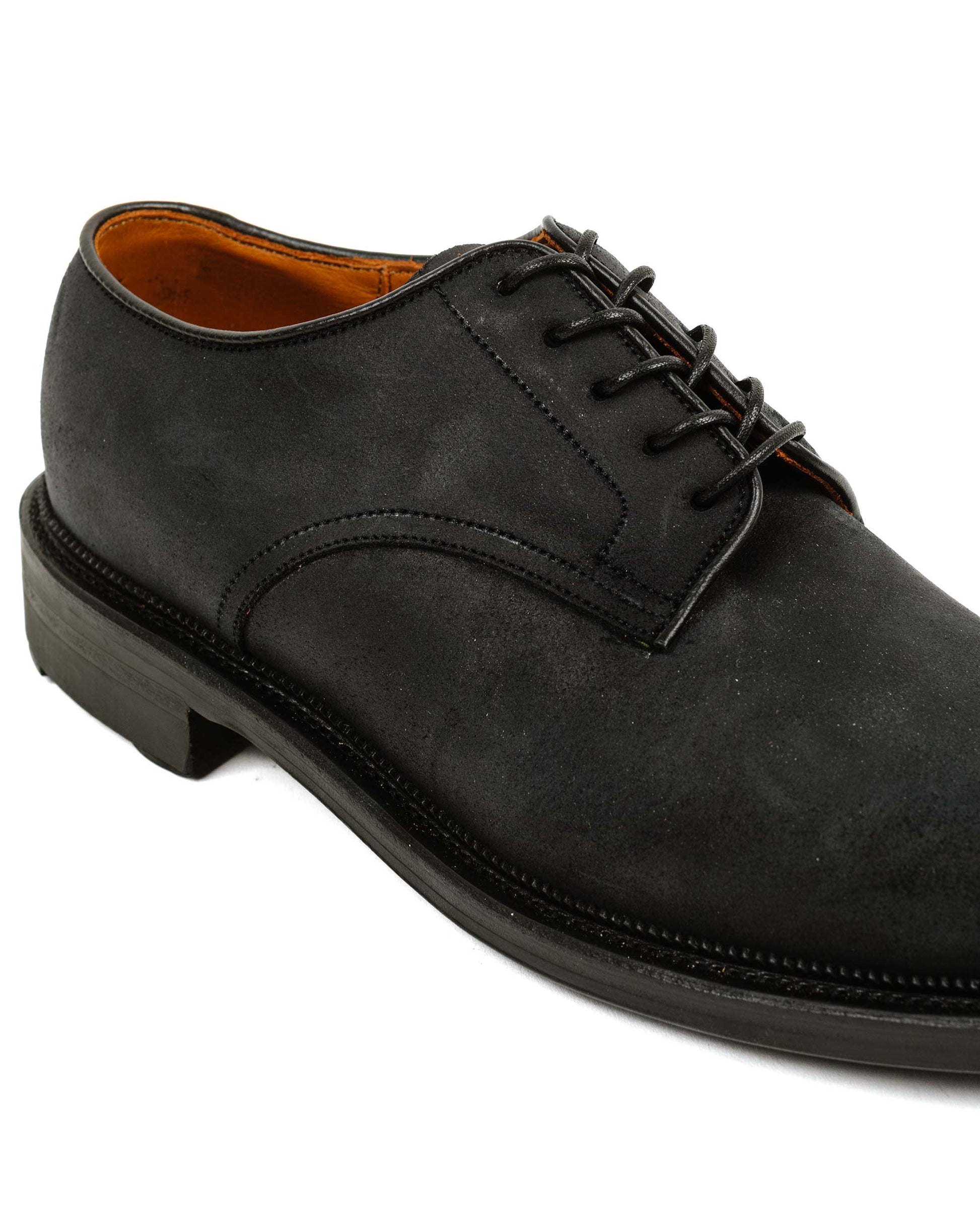 lost & found Viberg Viberg Rockland Blucher Black Waxy Commander