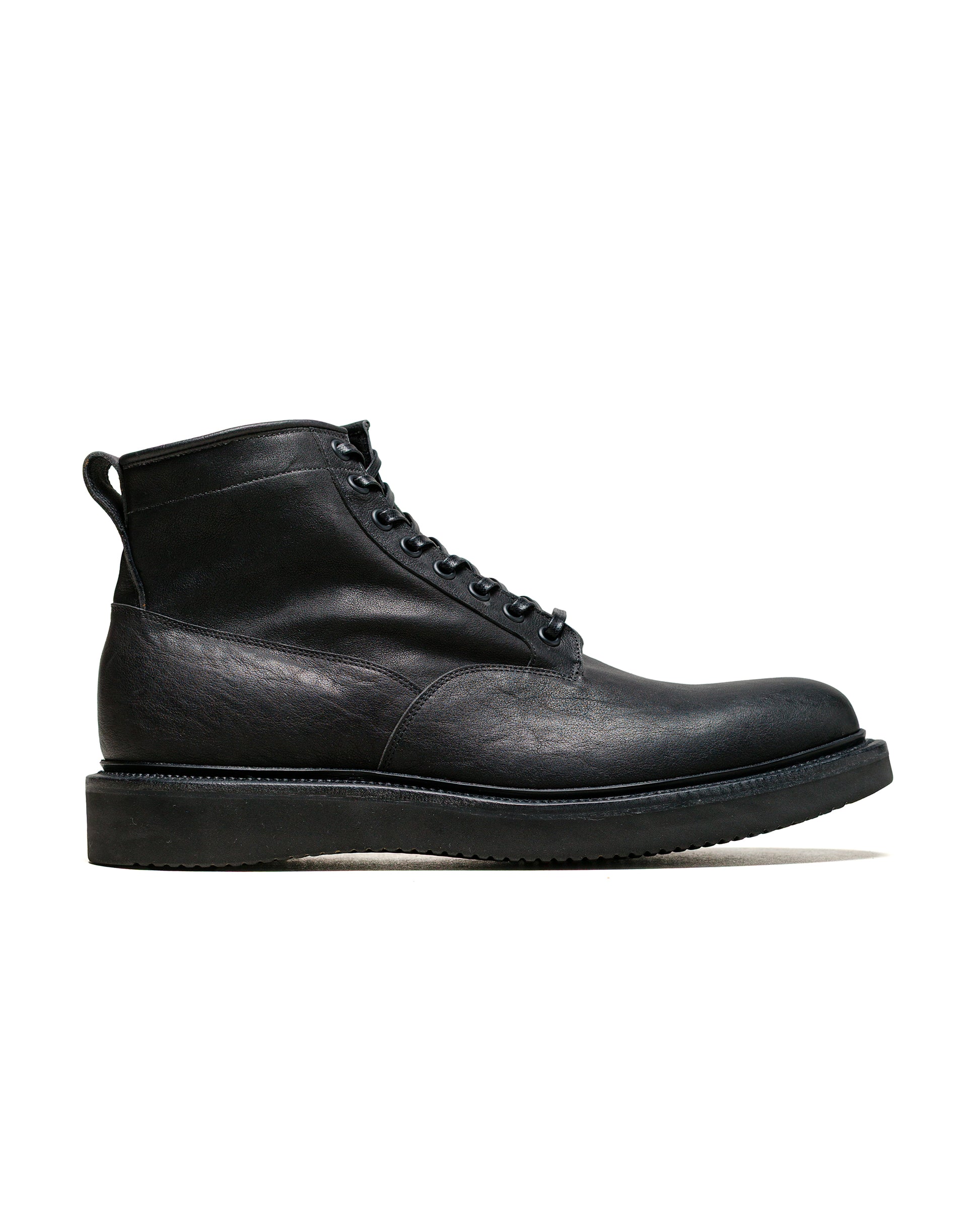 lost & found Viberg Viberg Scout Boot Nero Washed Kangaroo