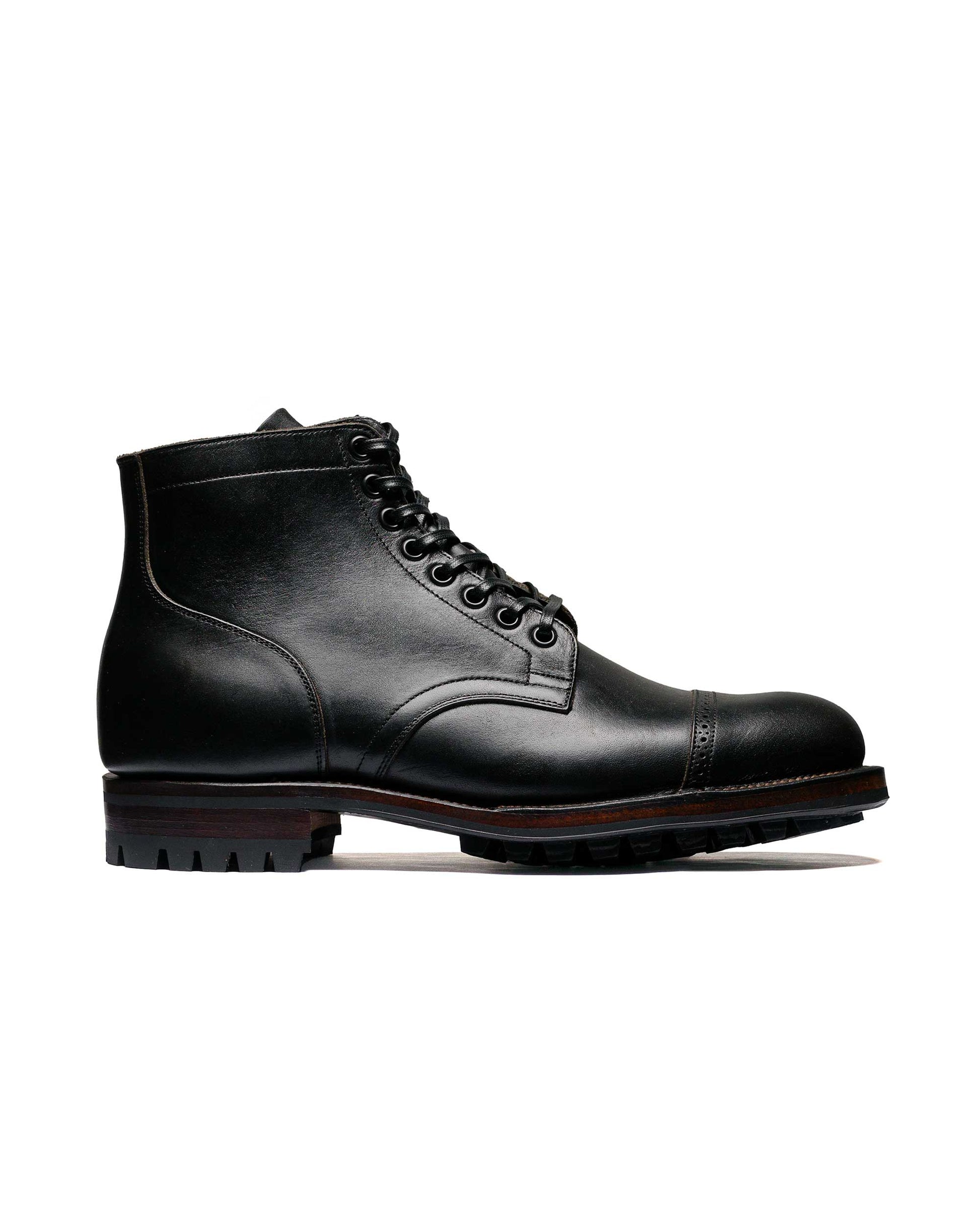 lost & found Viberg Viberg Service Boot 2030 BCT Black Wooly Chromexcel