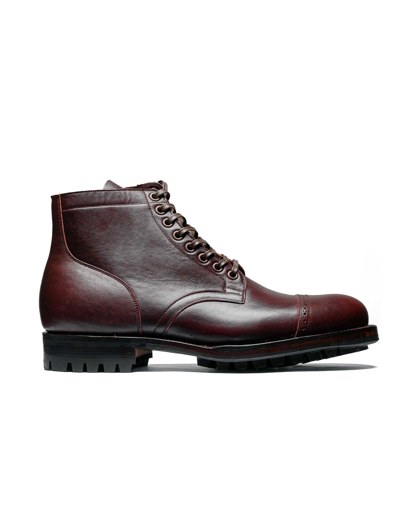 lost & found Viberg Viberg Service Boot 2030 BCT Burgundy Wooly Chromexcel